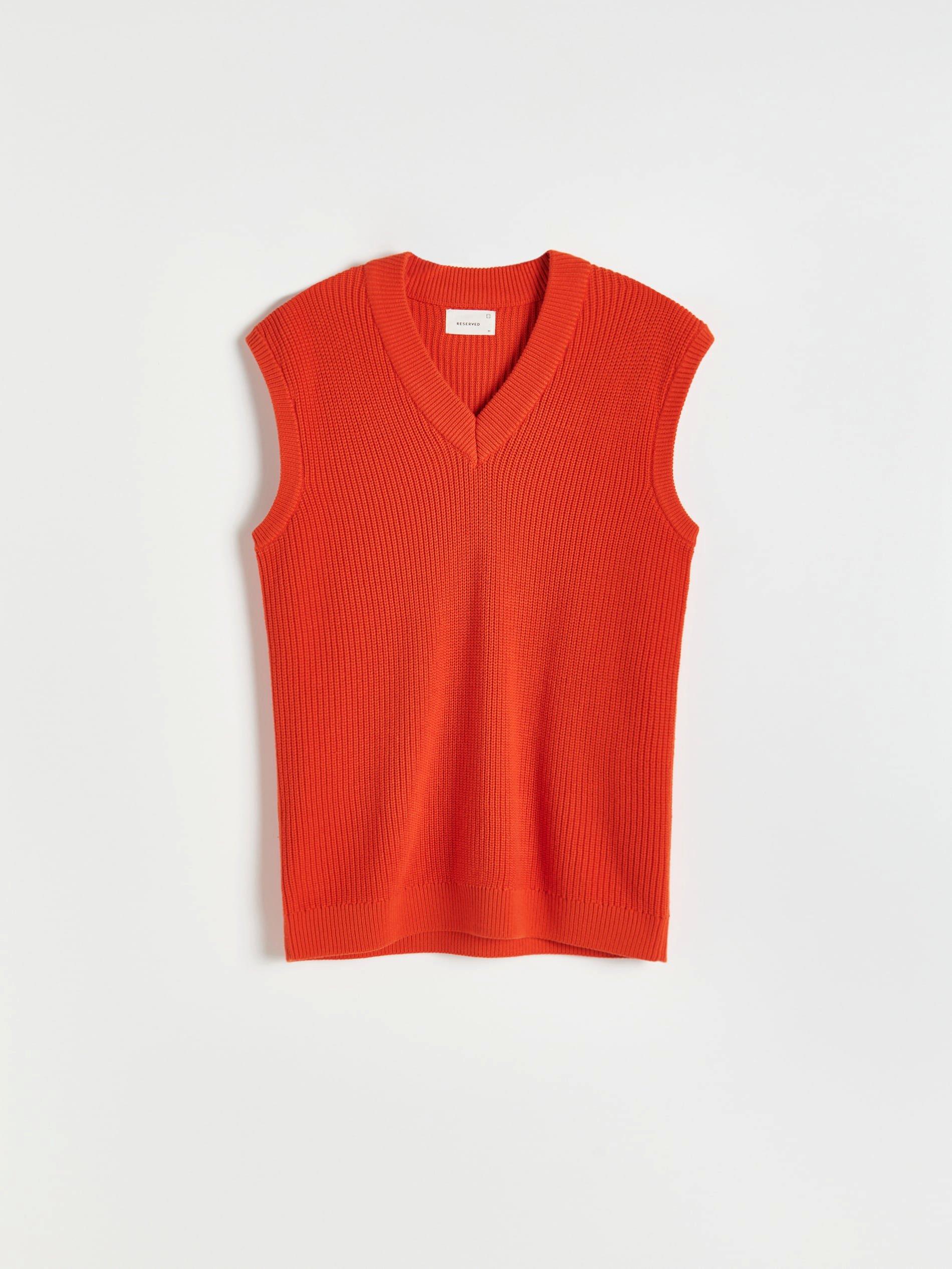 Red Knitted Vest, Men, , large image number 5