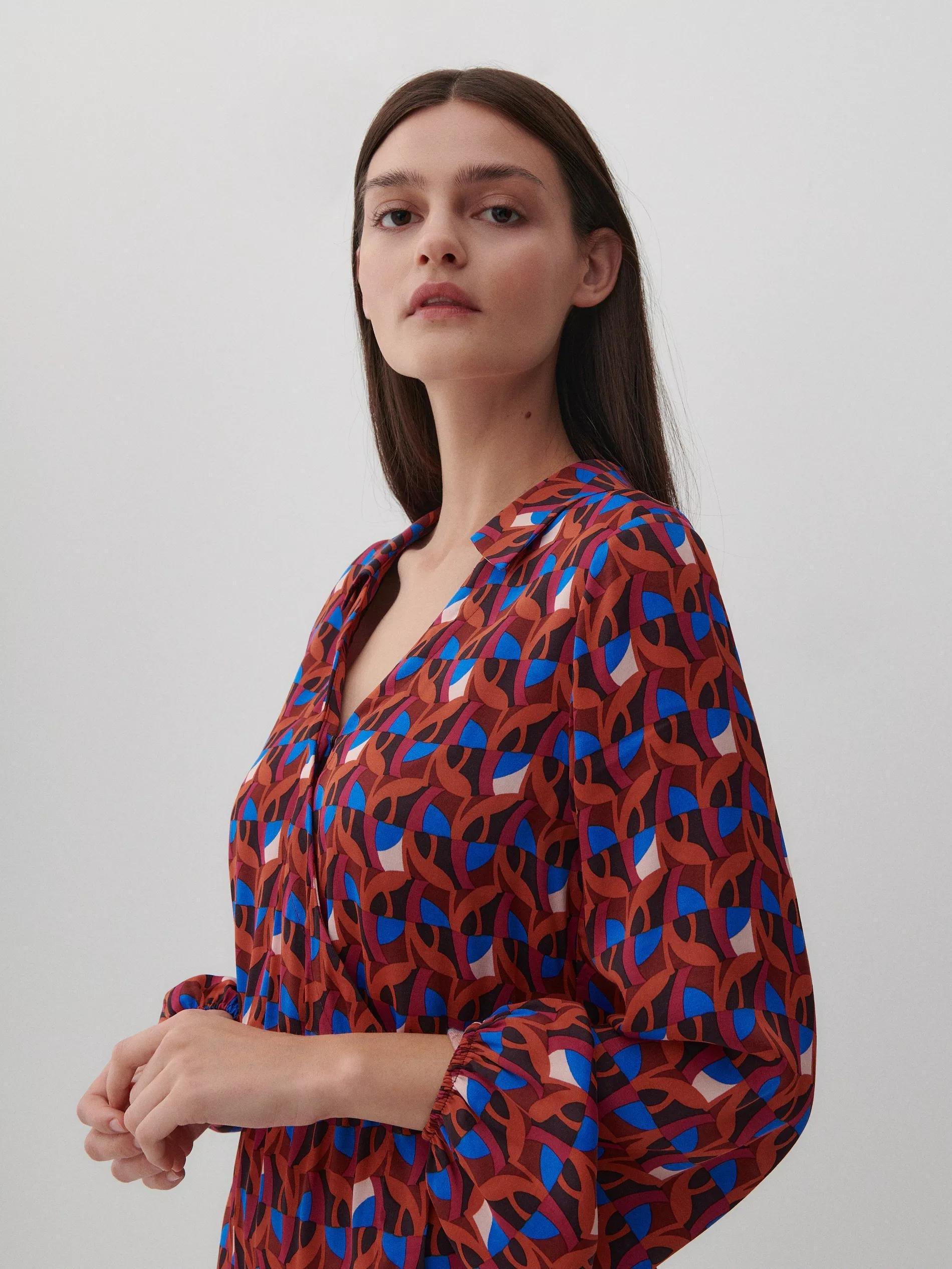 Multicolor Viscose Mini Dress, Women, , large image number 1