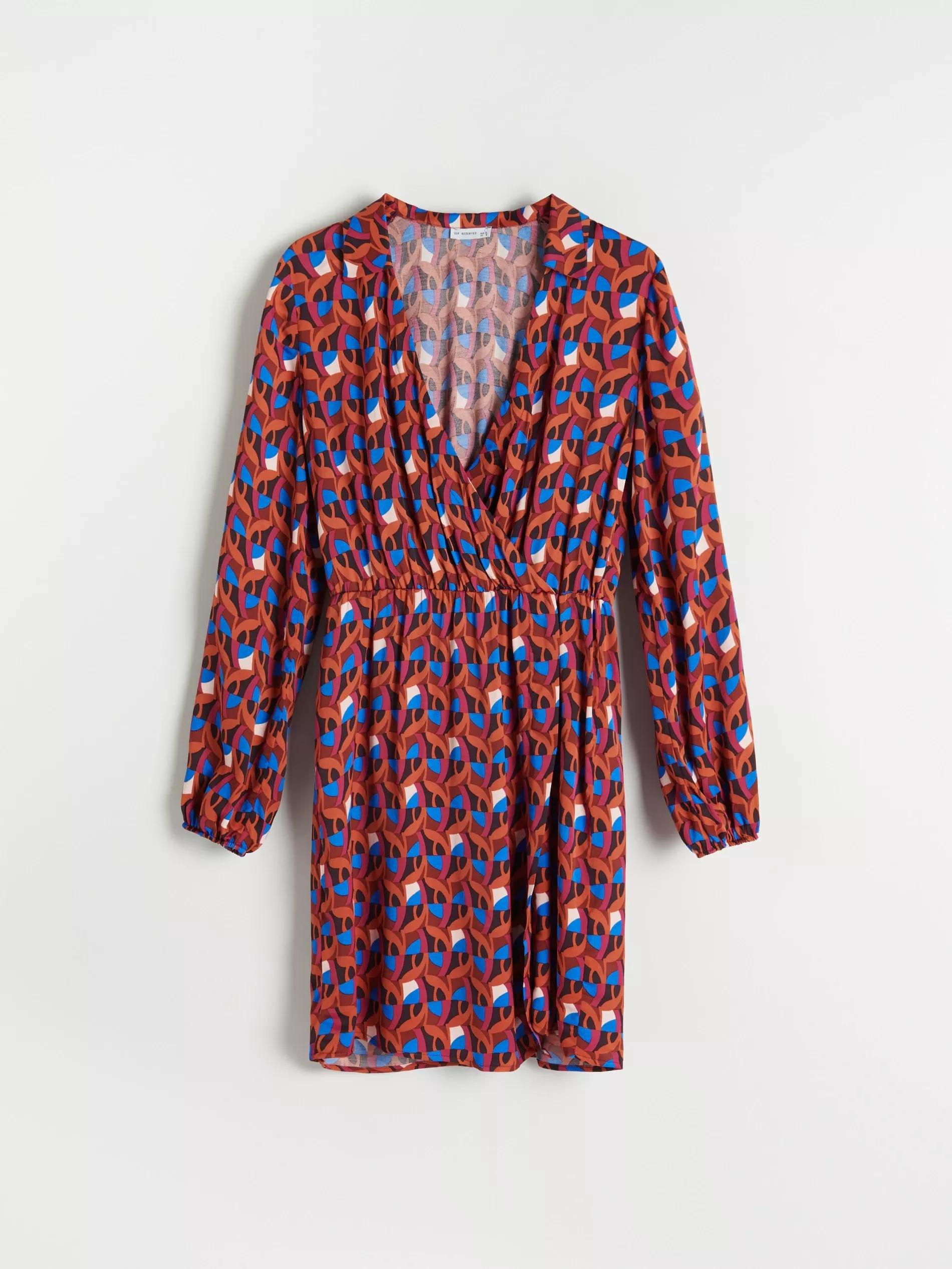 Multicolor Viscose Mini Dress, Women, , large image number 4