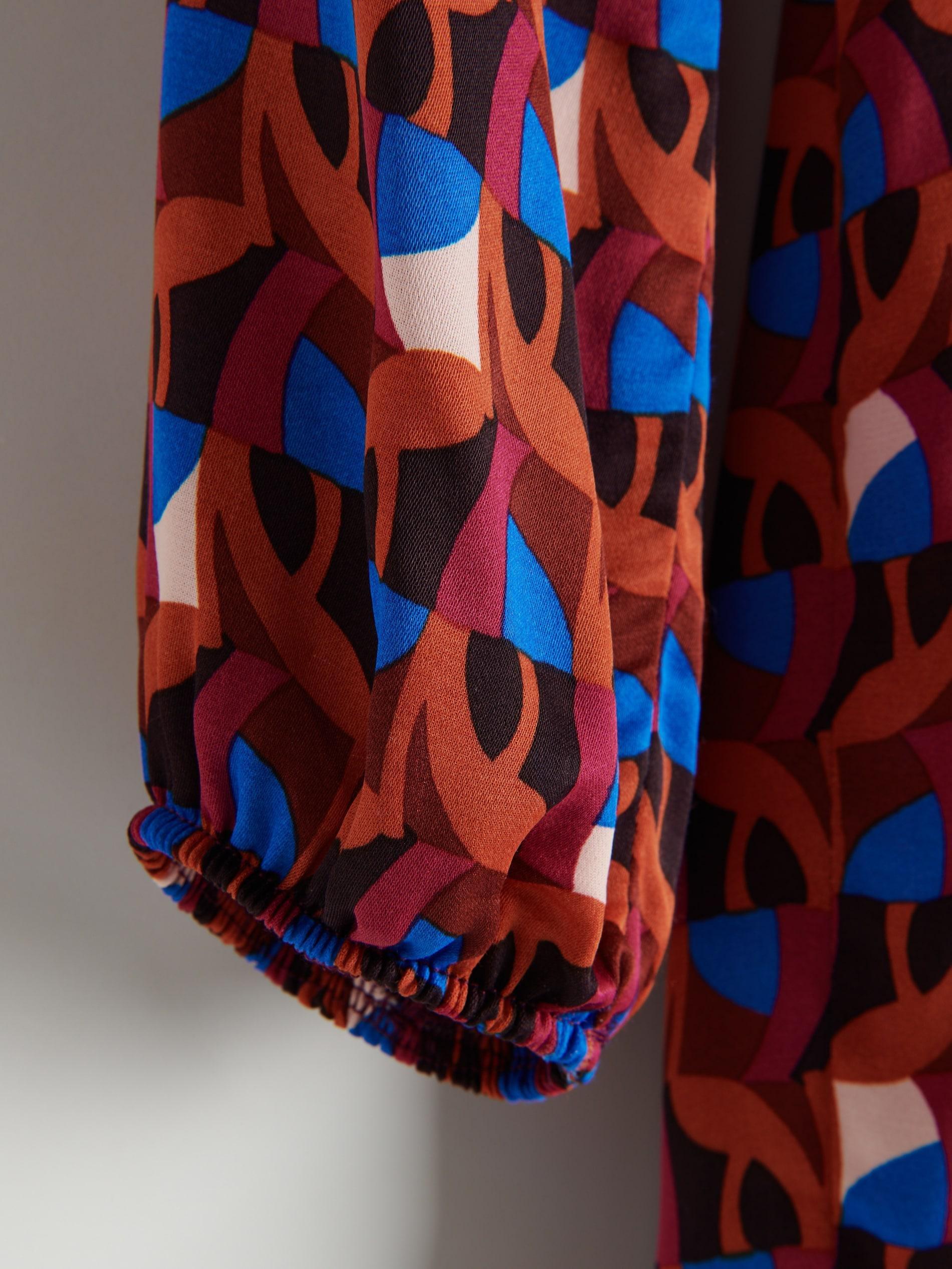 Multicolor Viscose Mini Dress, Women, , large image number 5