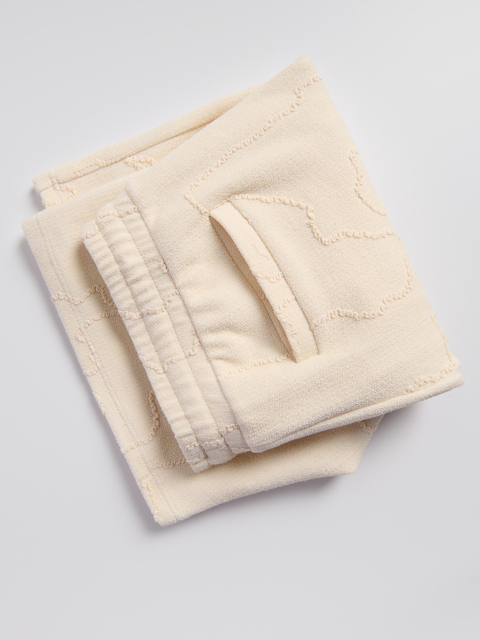 Cream Patterned Regular Shorts, , large image number 5