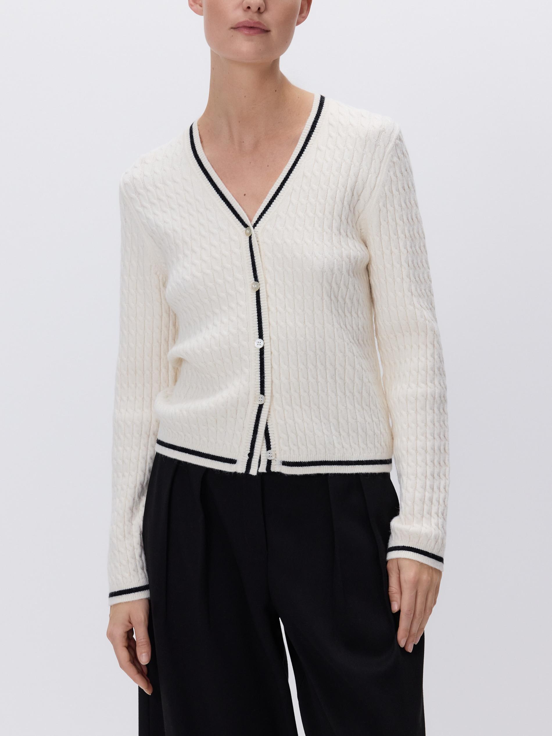 بلوفر حريمي لون نود, Ivory, large image number 1