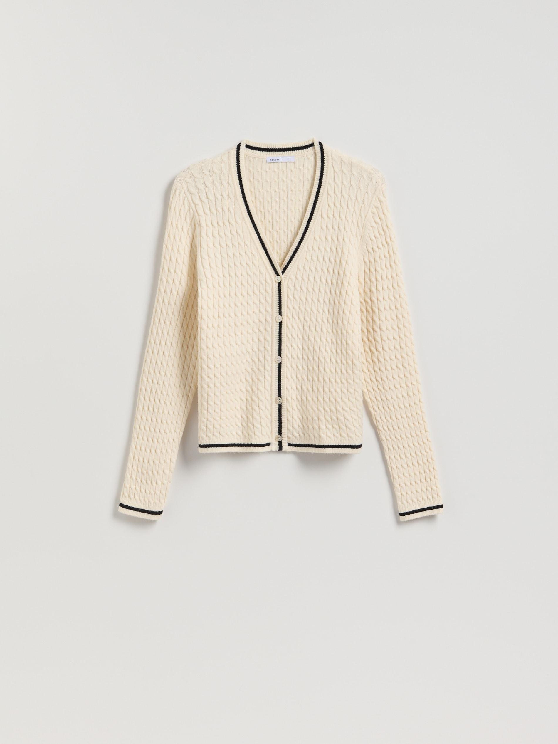 بلوفر حريمي لون نود, Ivory, large image number 4