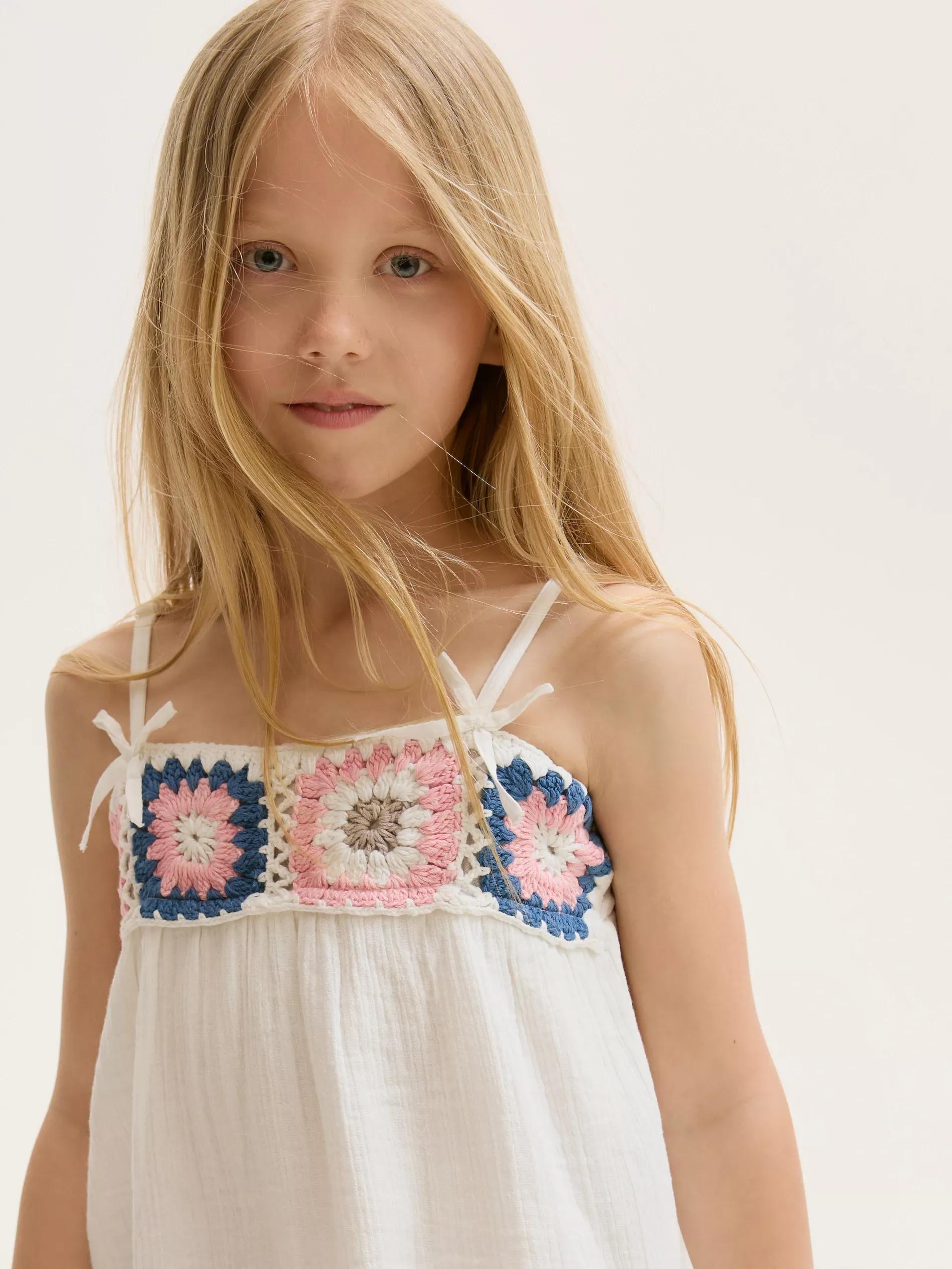 Cream Blouse With Applique, , large image number 4