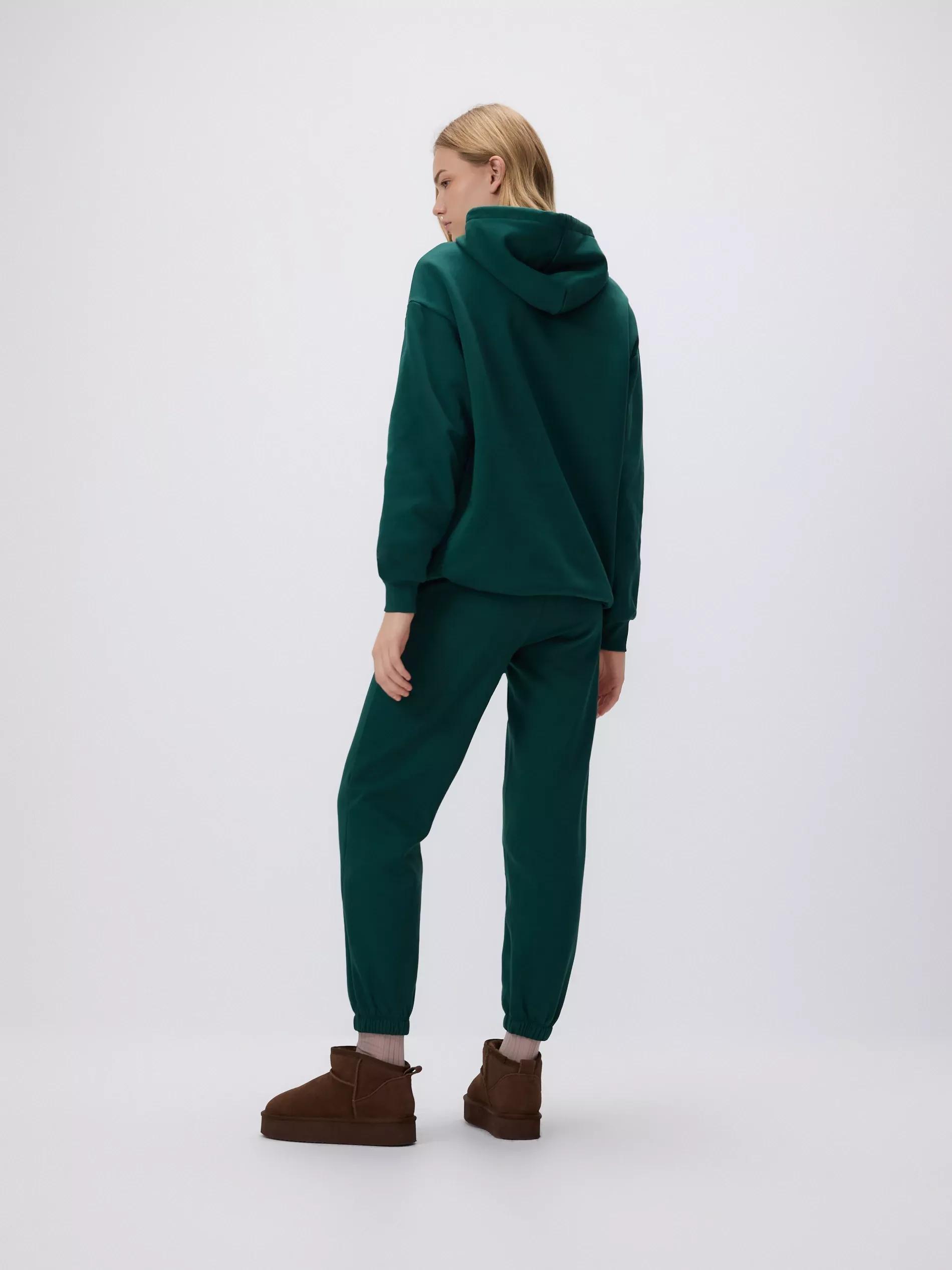بنطال رياضي أخضر بنسبة قطن عالية, Khaki, medium