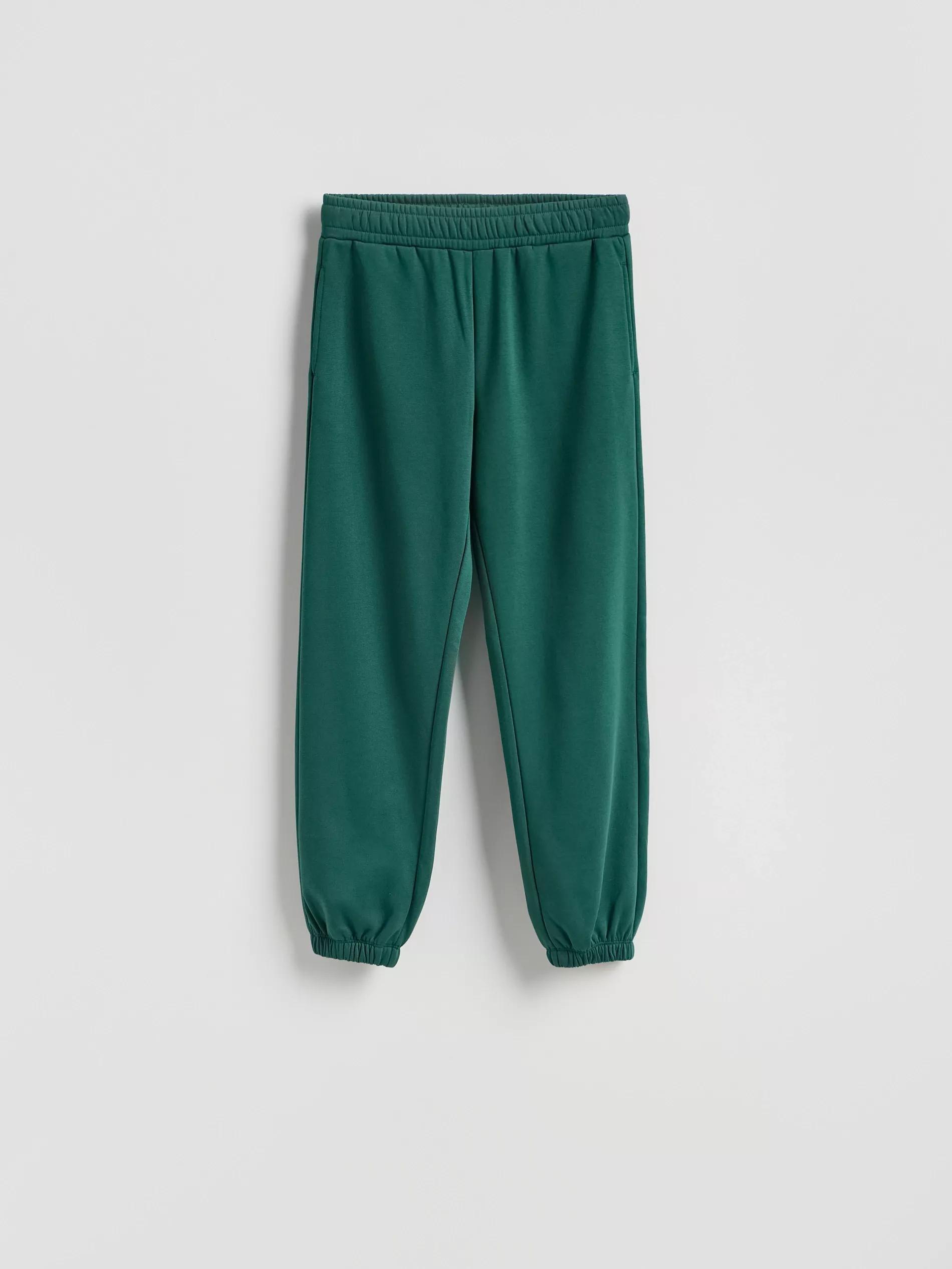 بنطال رياضي أخضر بنسبة قطن عالية, Khaki, large image number 3