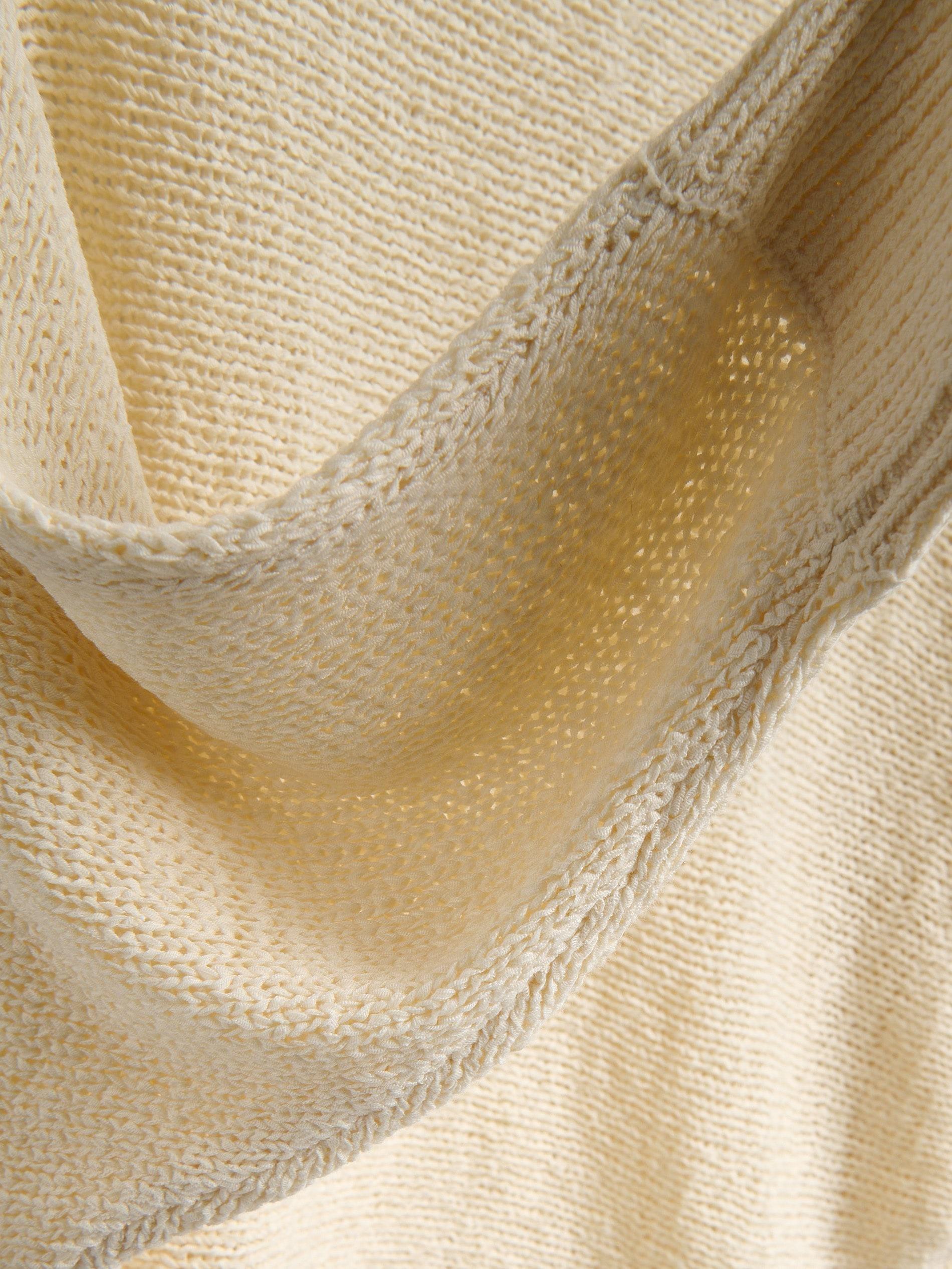 Beige Plain Jumper, Ivory, large image number 5