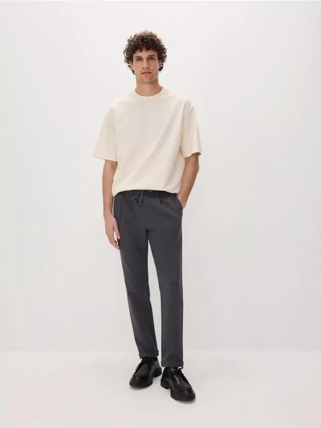 Grey Regular Trousers, , large image number 0