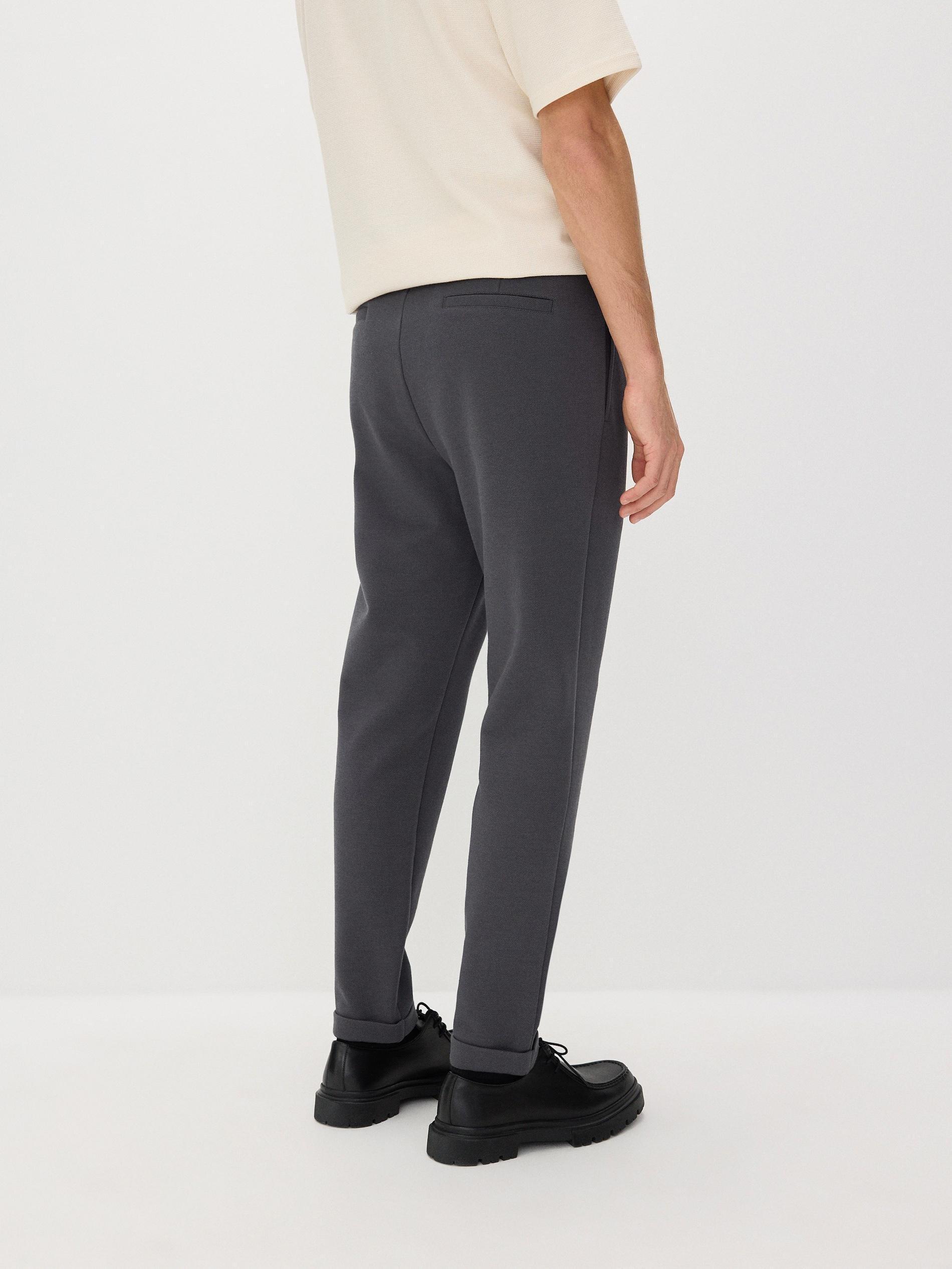 Grey Regular Trousers, , large image number 3