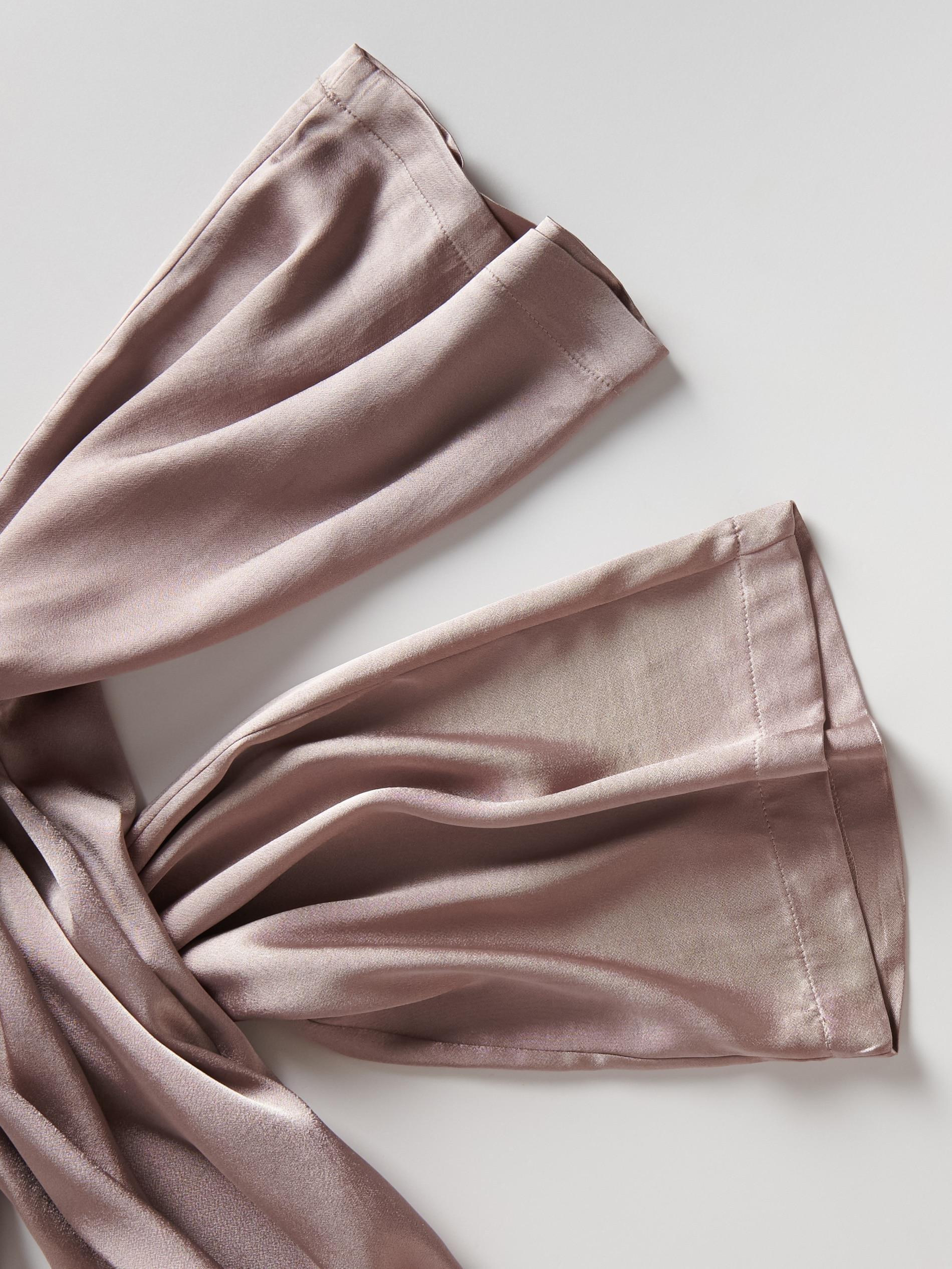 Brown Wide Leg Trousers, Brown, large image number 6