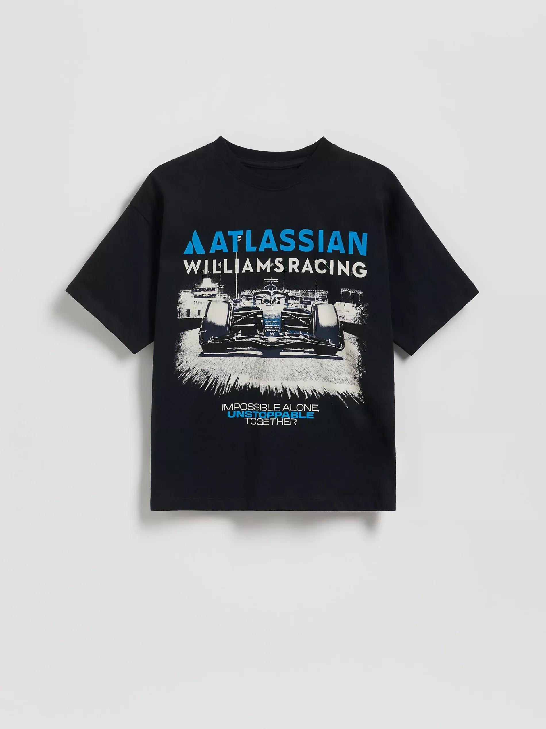 Black Team Williams Racing F1 T-Shirt, Black, large image number 1