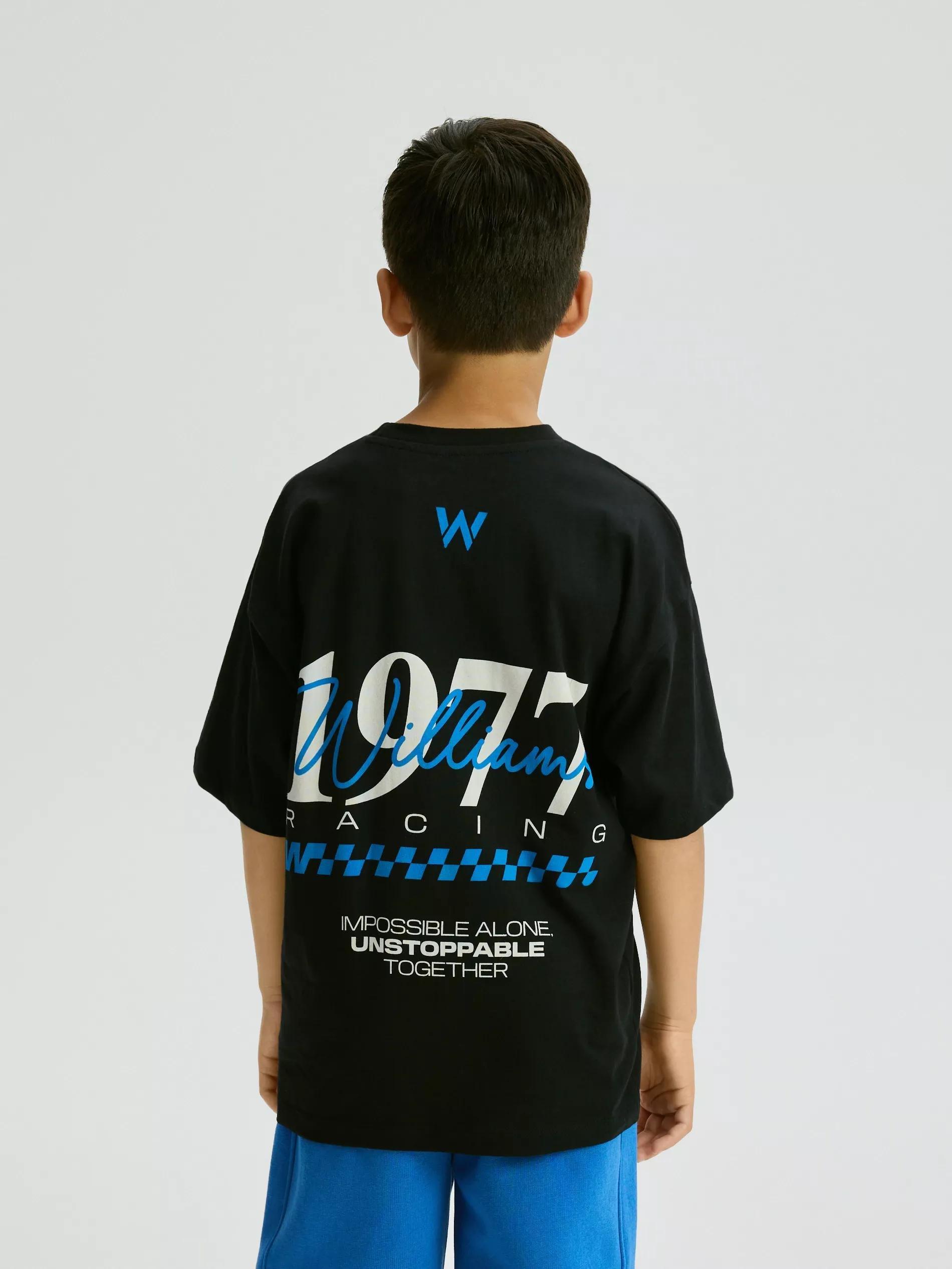 Black Team Williams Racing F1 T-Shirt, Black, large image number 4