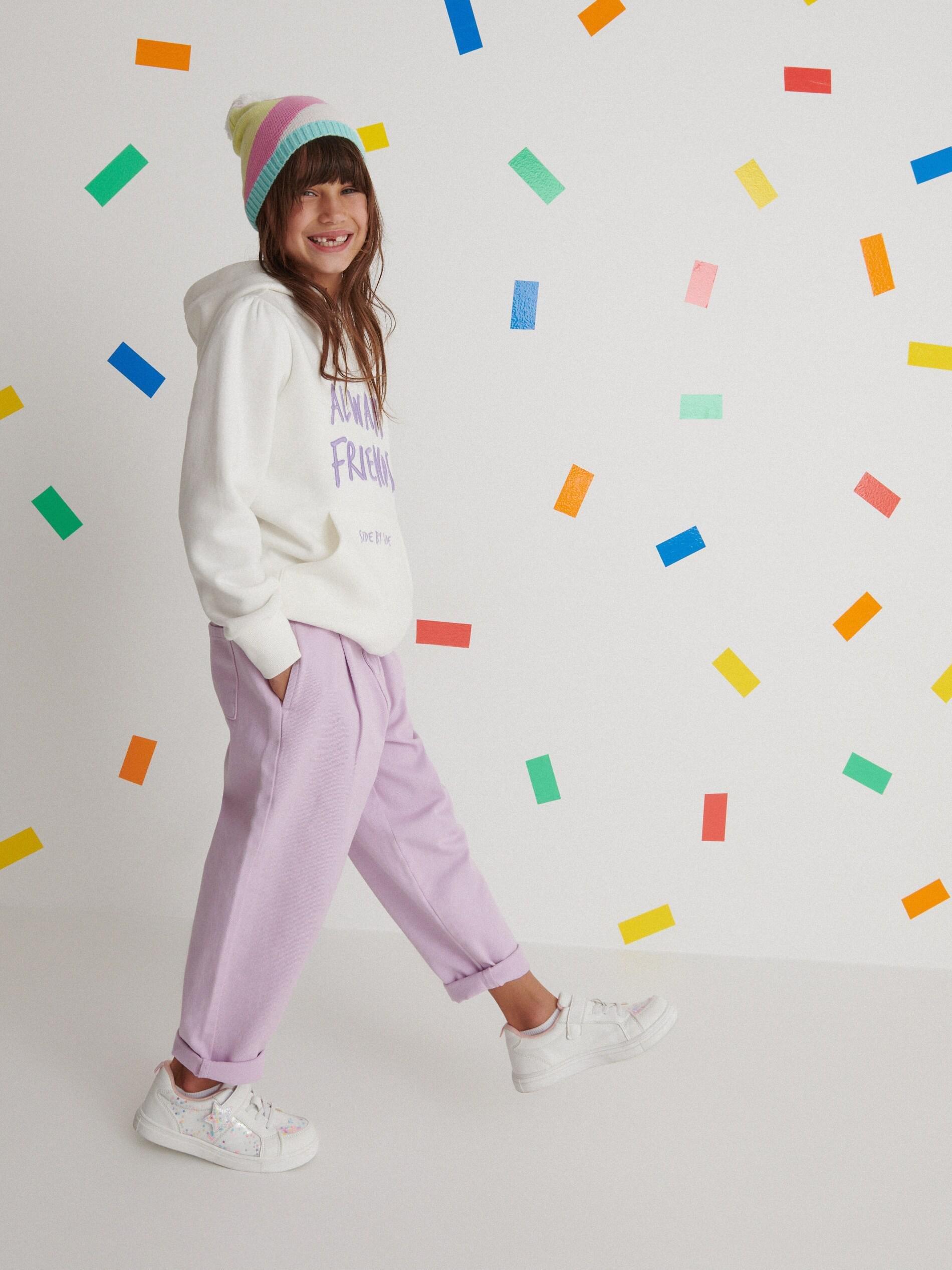 Grape Carrot Jeans, Kids Girl, , large image number 0