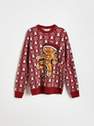 Reserved - Multicolor Christmas Sweater With Lights, Men