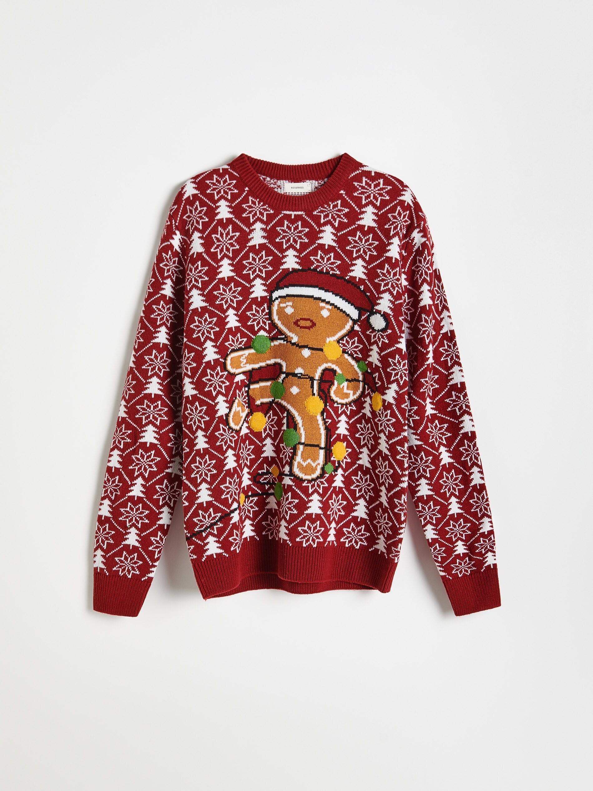 Multicolor Christmas Sweater With Lights, Men, , large image number 0