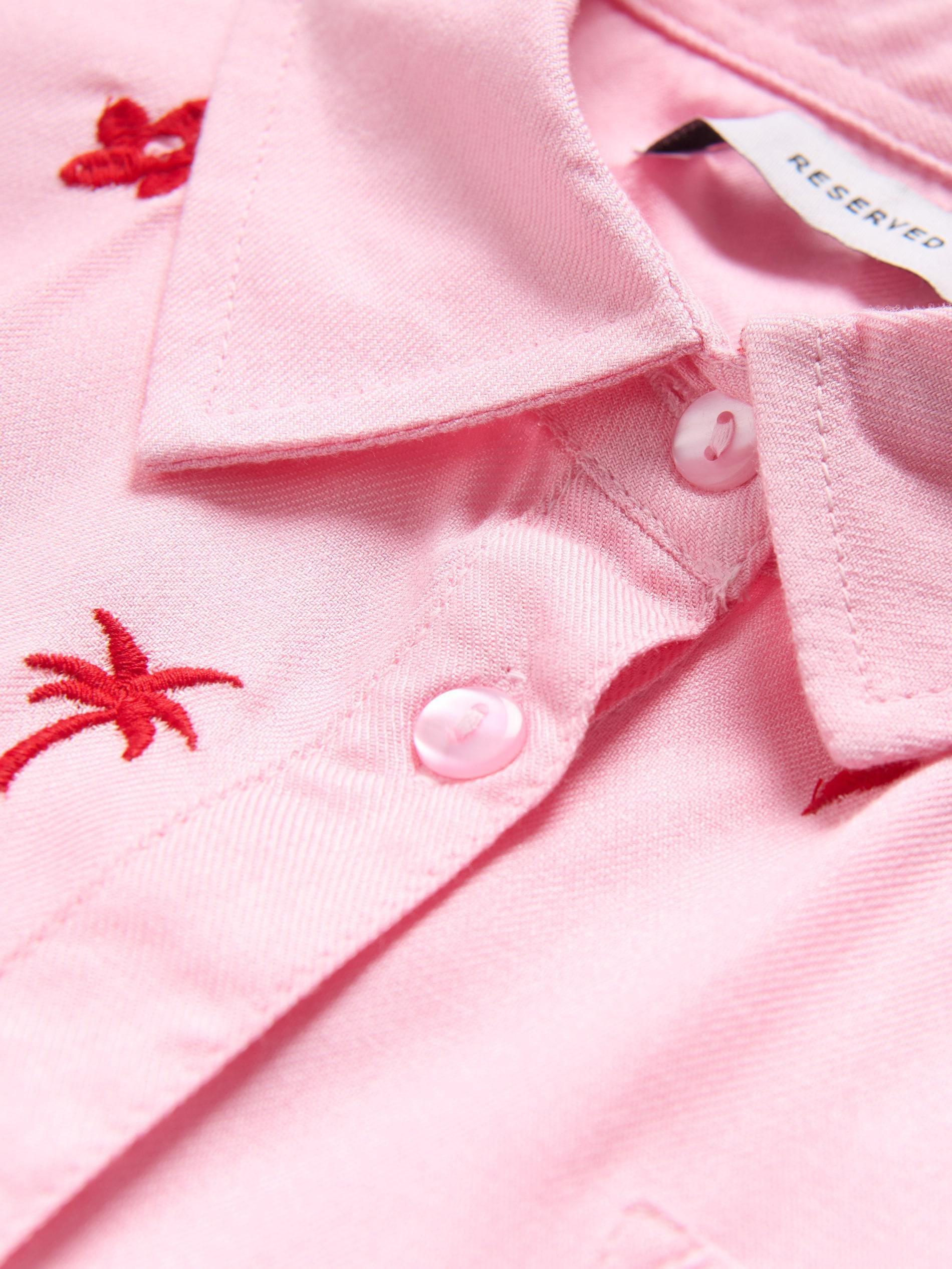 Pink Blouse With Embroidery, , large image number 4
