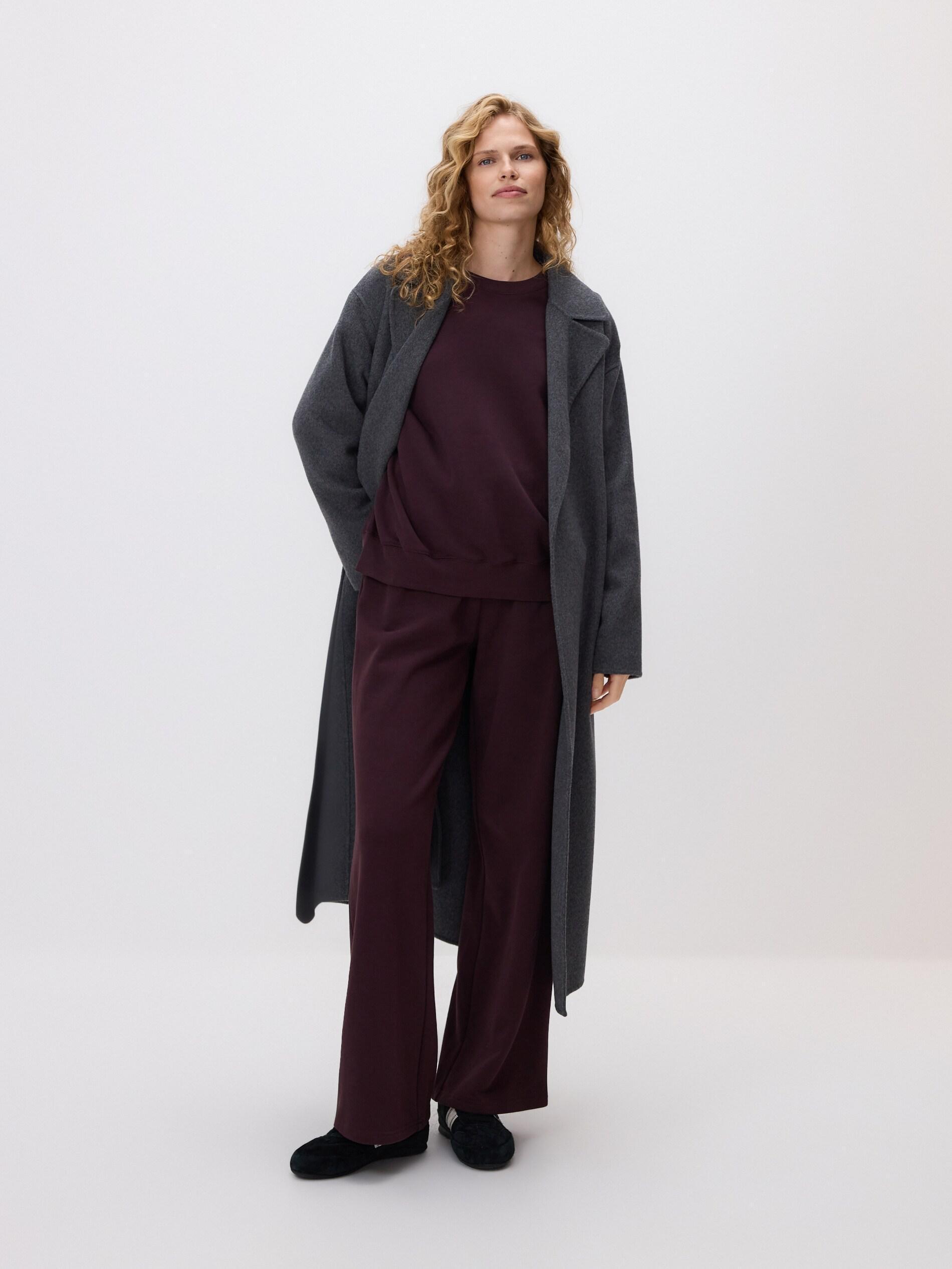 Mahogany Cotton Rich Sweatpants, Burgundy, large image number 1