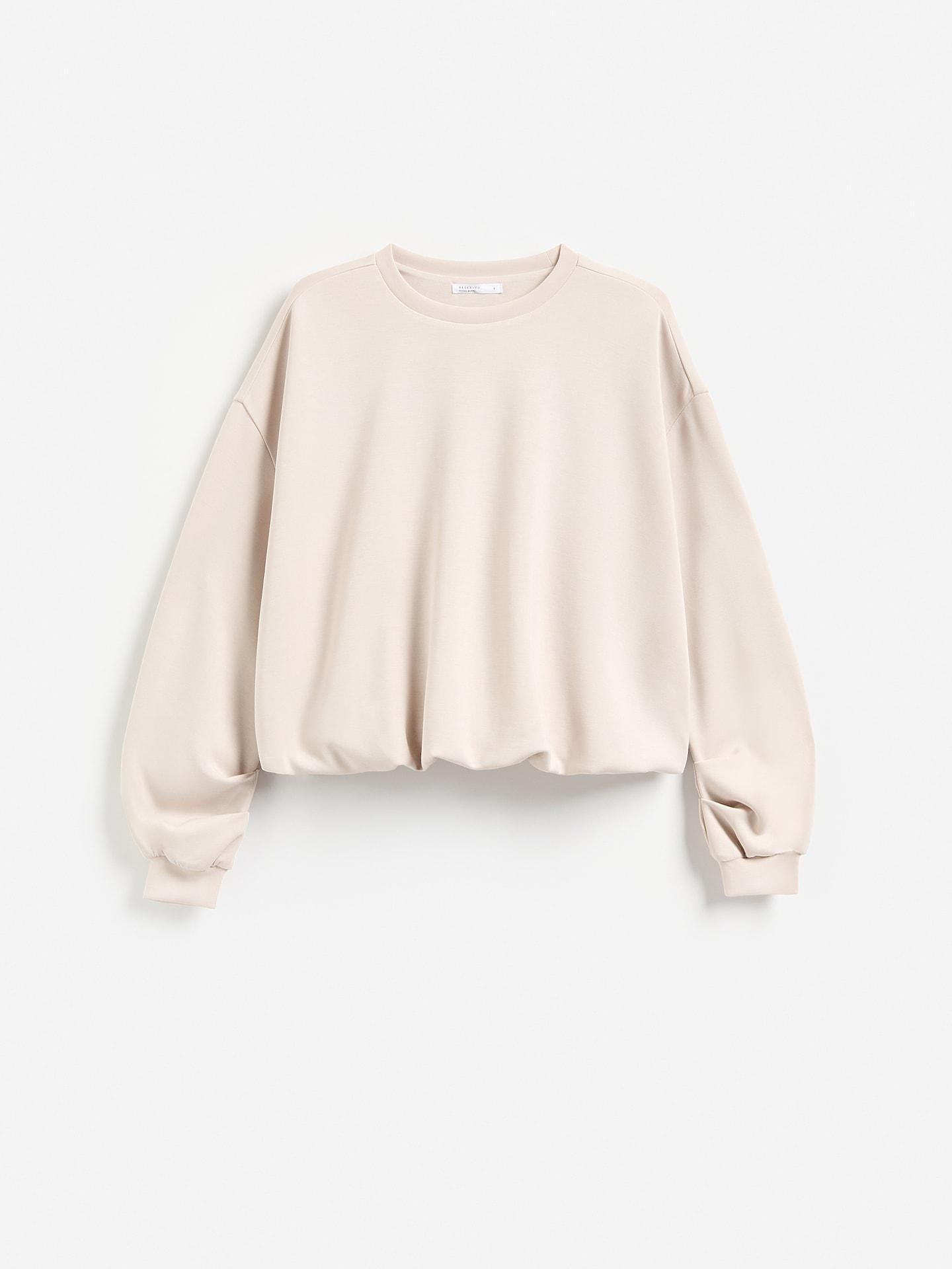 Beige Modal Blend Sweatshirt, Beige, large image number 4