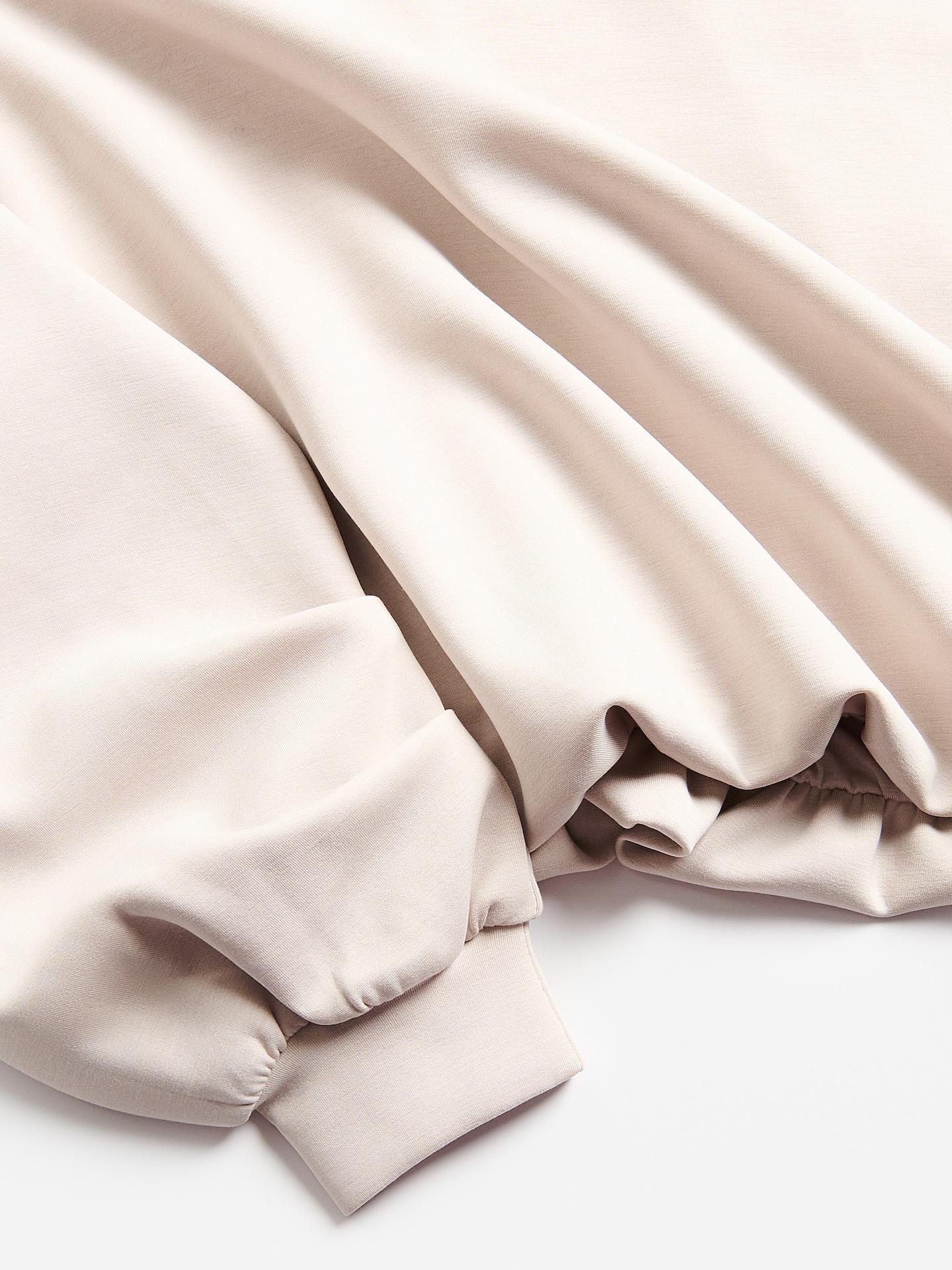 Beige Modal Blend Sweatshirt, Beige, large image number 5
