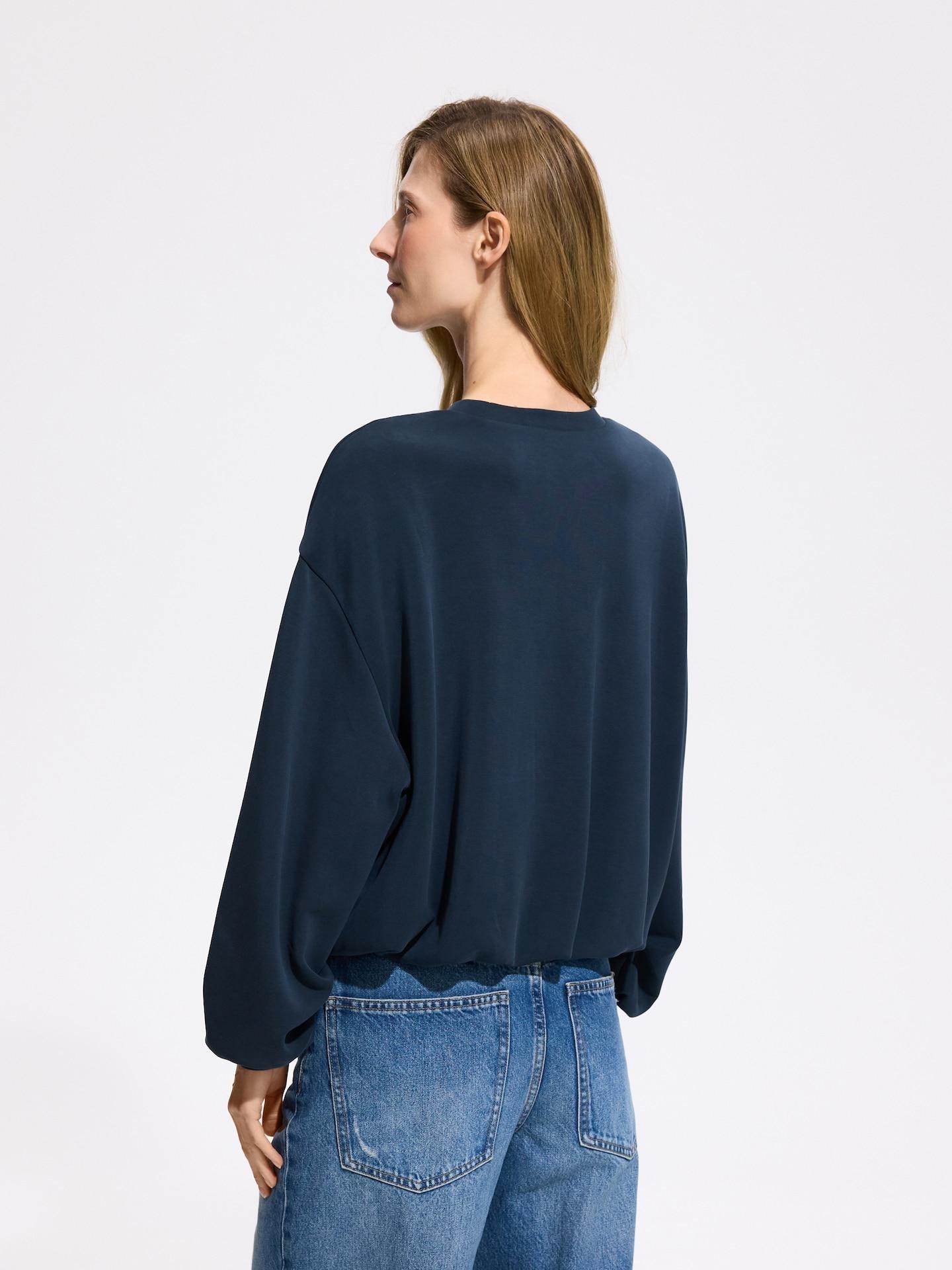Navy Modal Blend Sweatshirt, Navy, medium