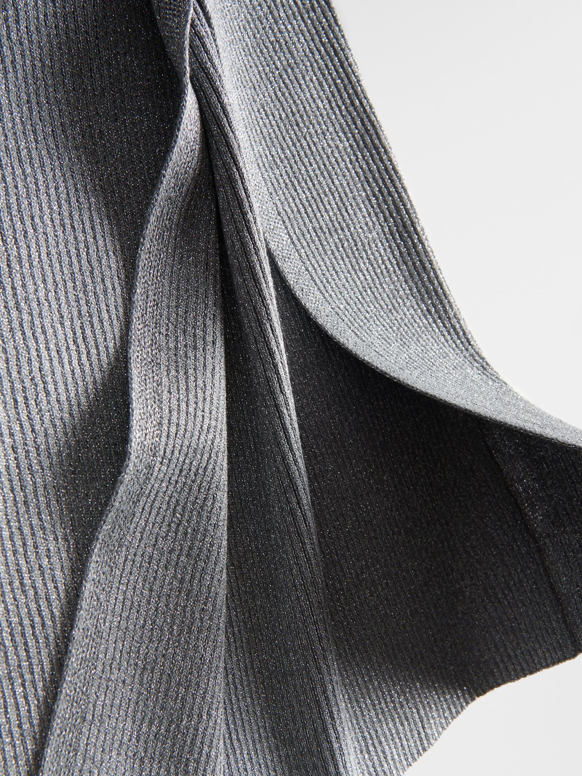 Grey Midi Skirt, , large image number 5