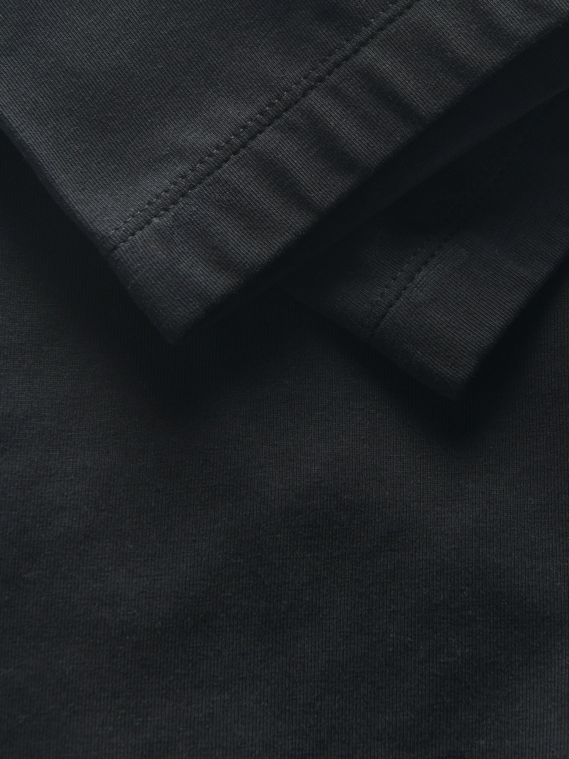 Black Biker Shorts, High Cotton Content, Black, medium