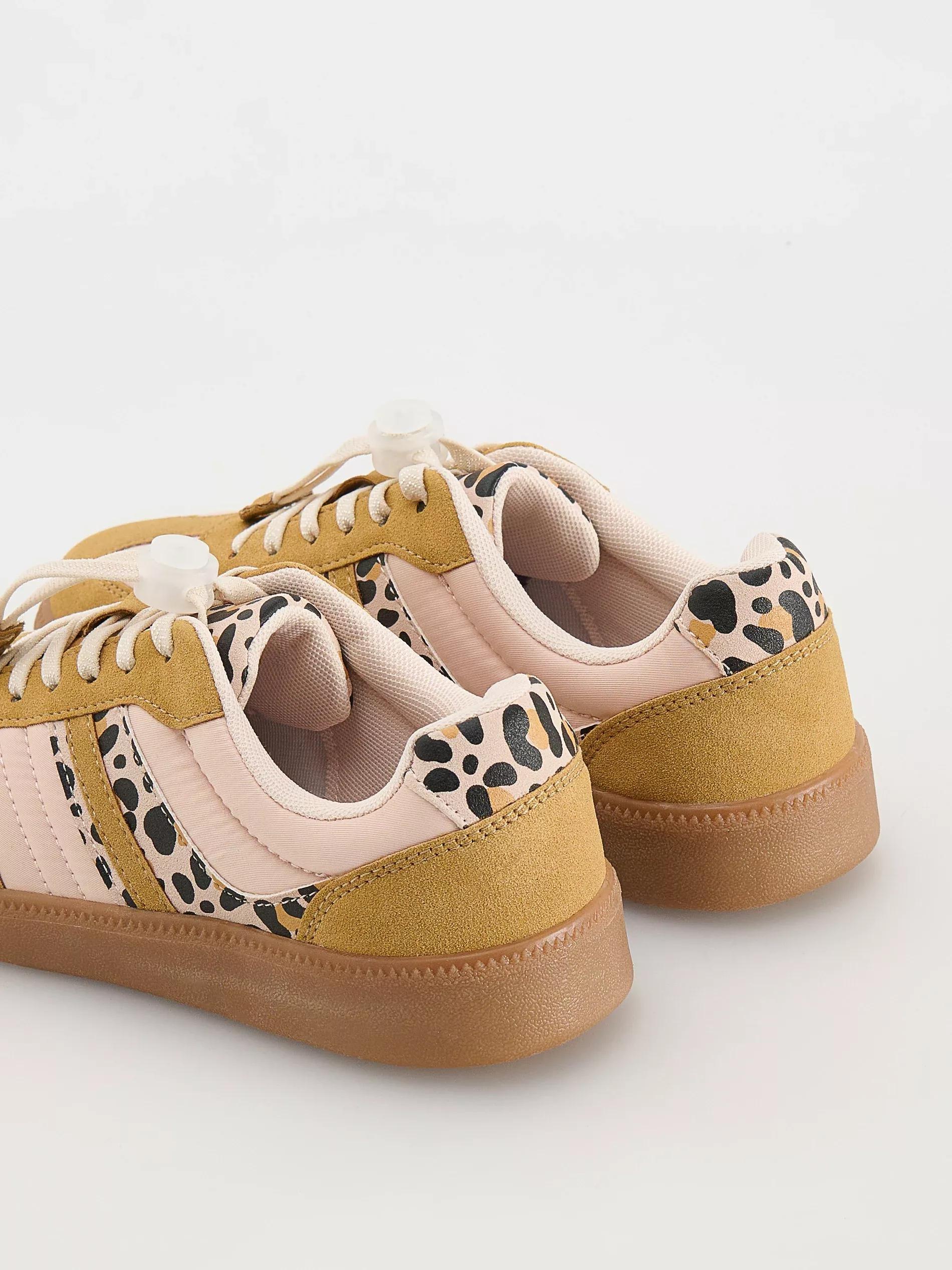 Beige Sneakers With Decorative Details, , large image number 1