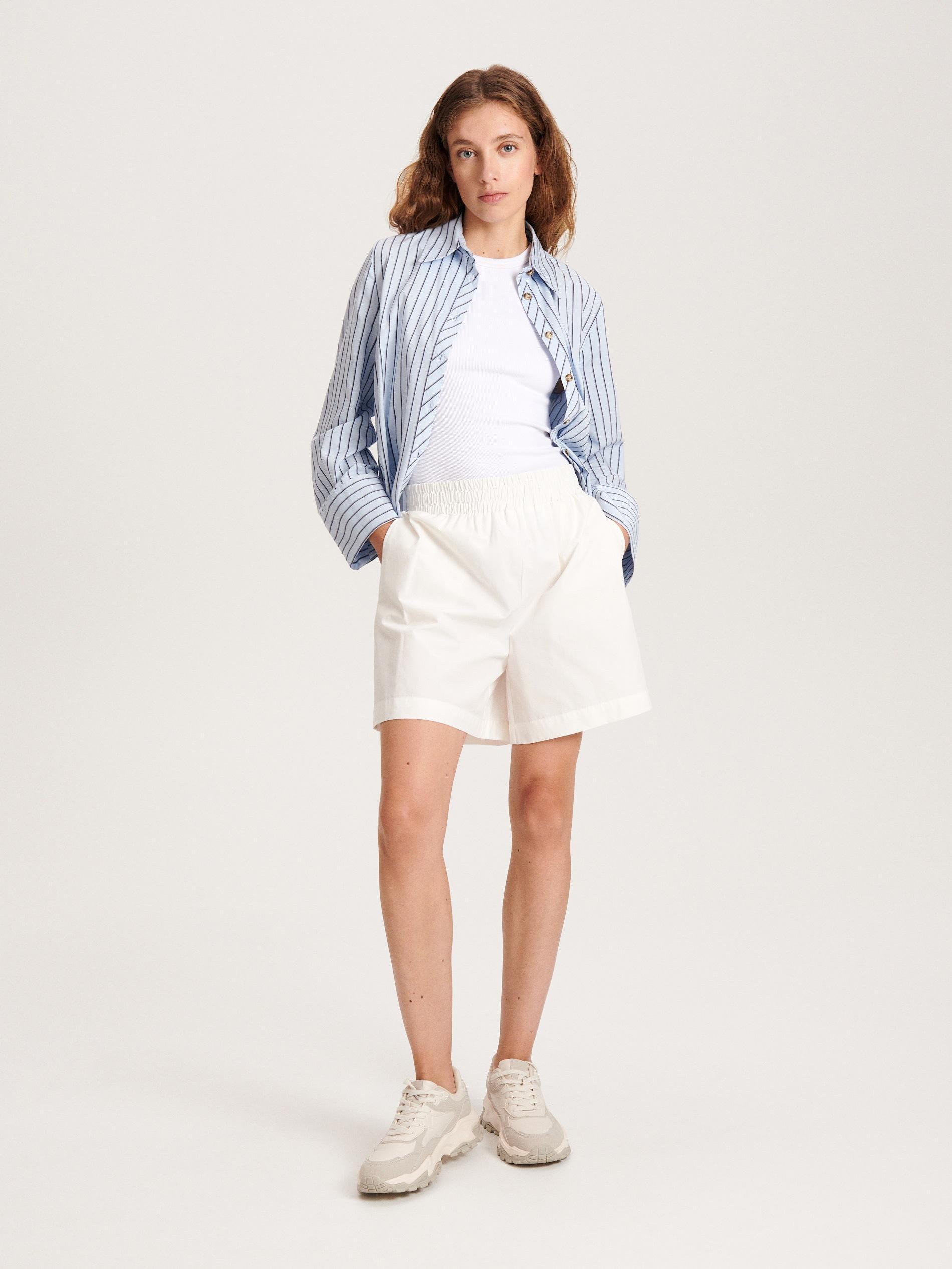 Blue Wide Cuff Shirt, , large image number 0