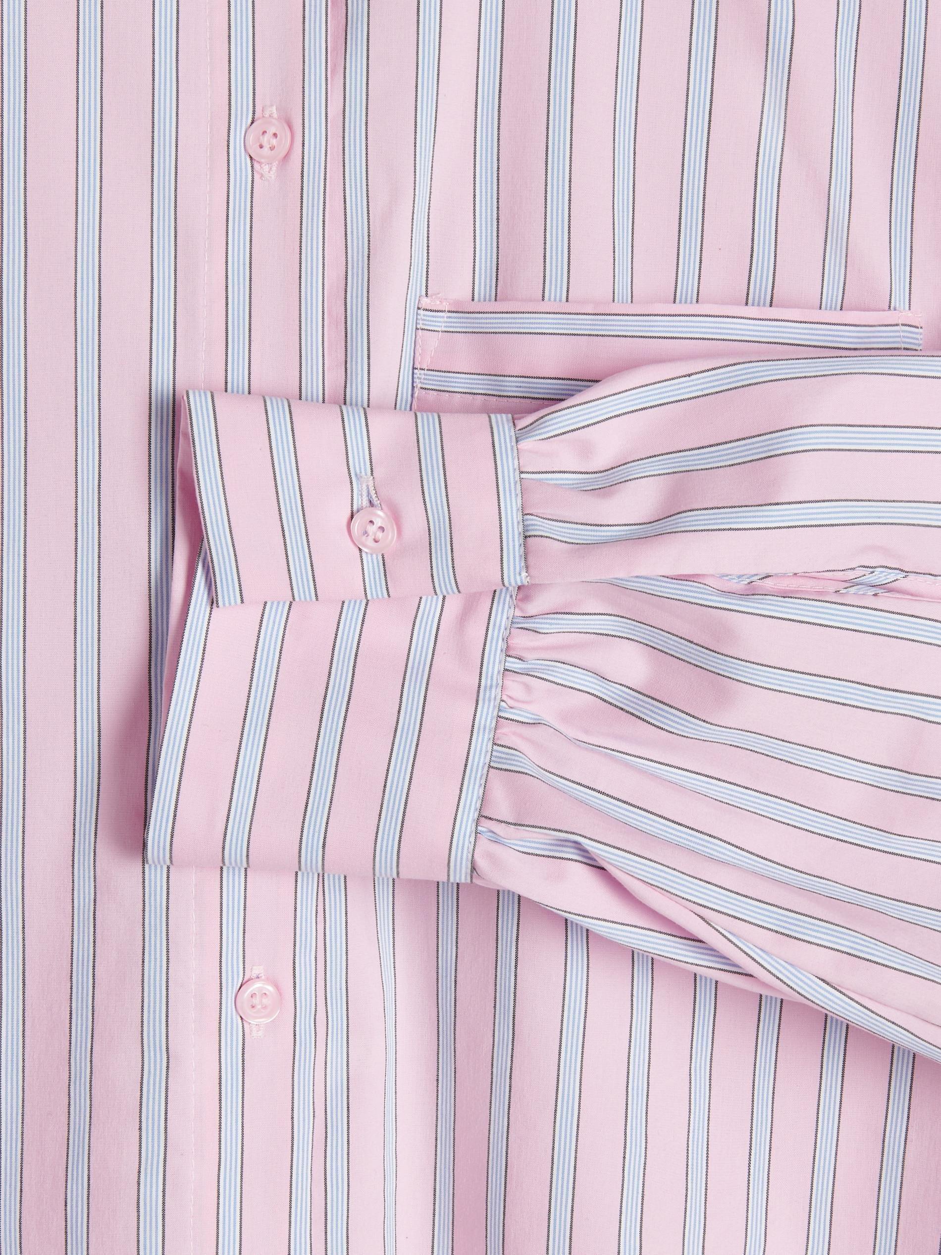 Pink Oversized Cotton Shirt, , large image number 1