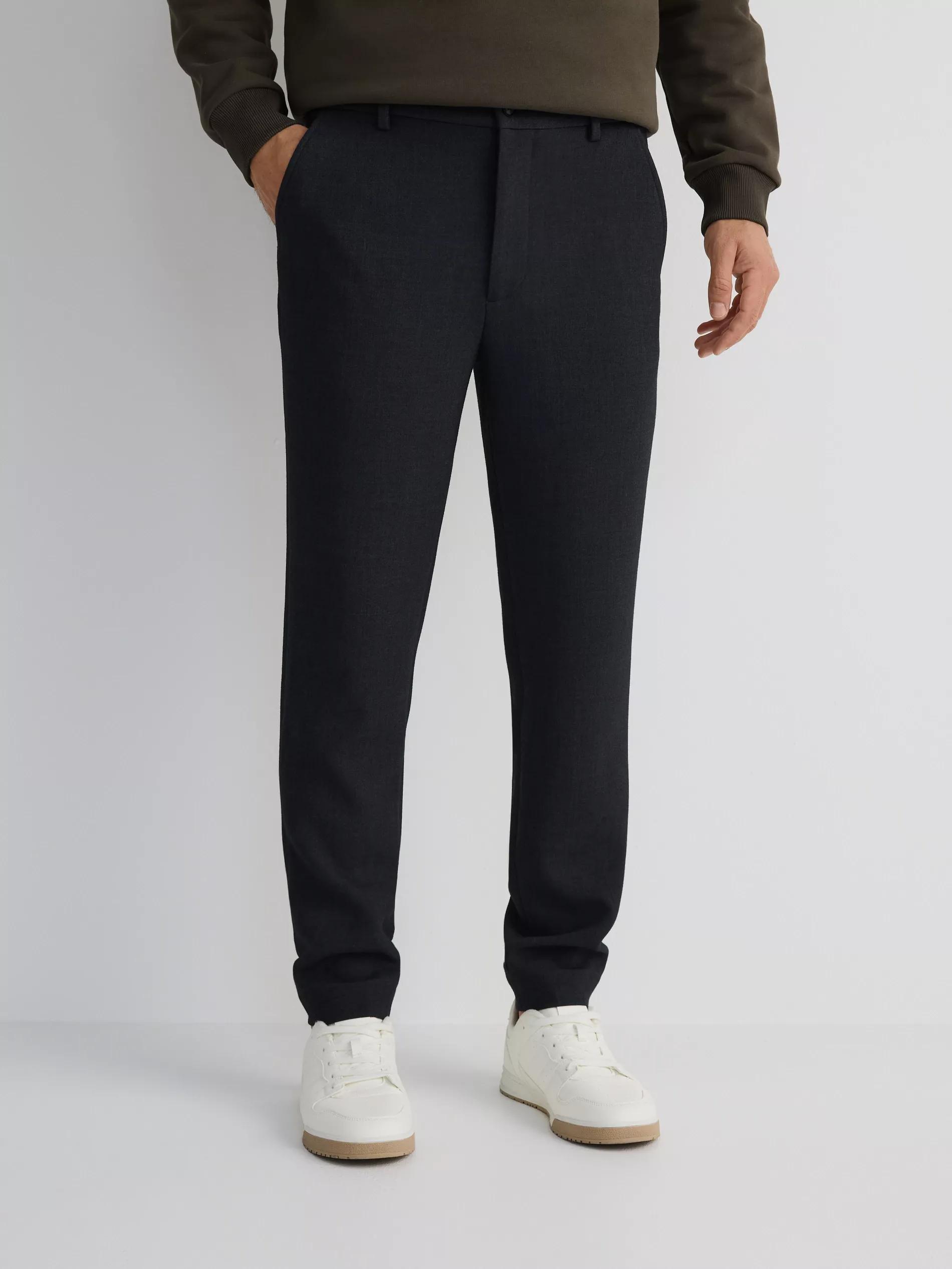 Black Slim Jogger Pants, , large image number 0