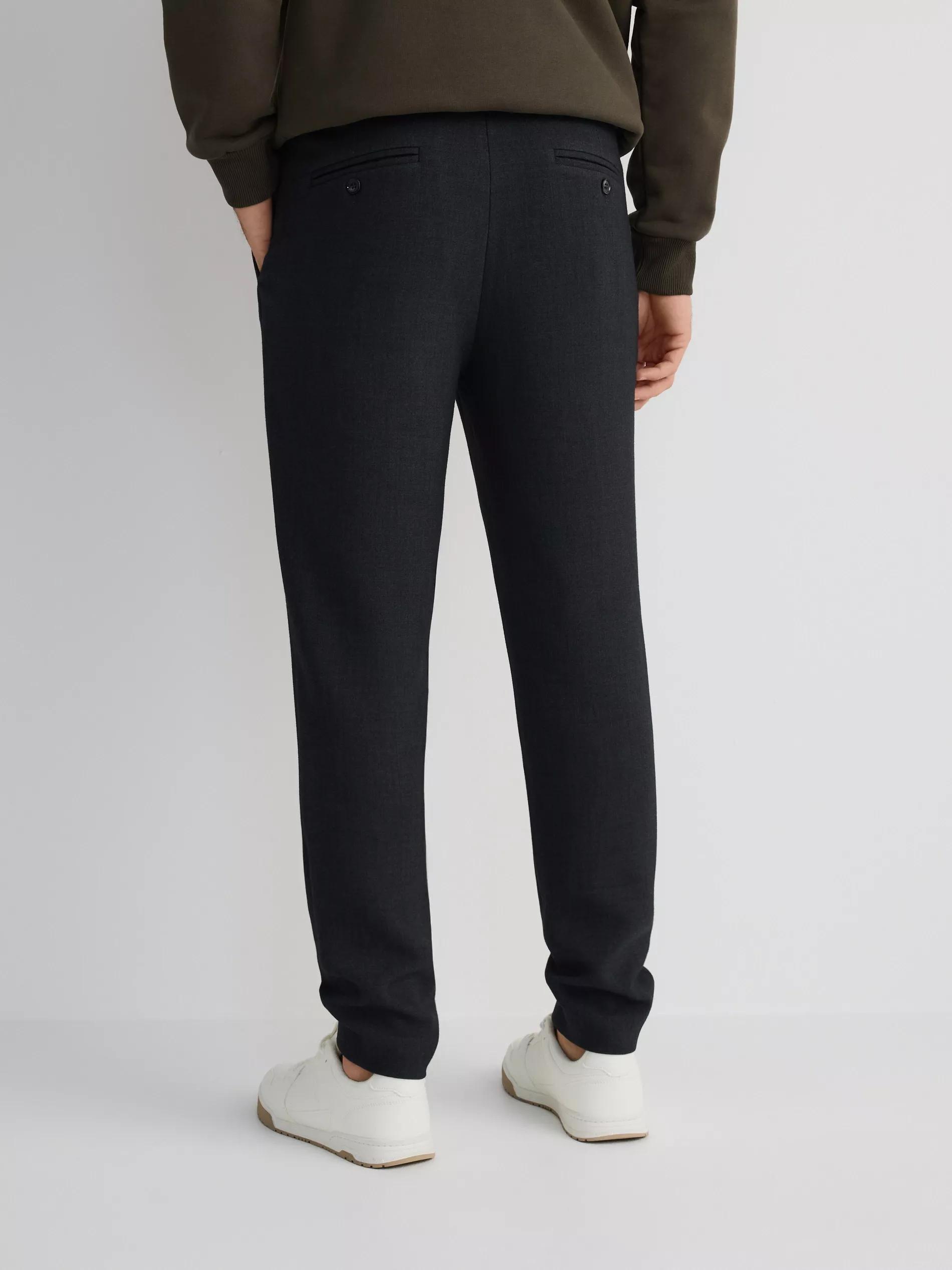 Black Slim Jogger Pants, , large image number 3