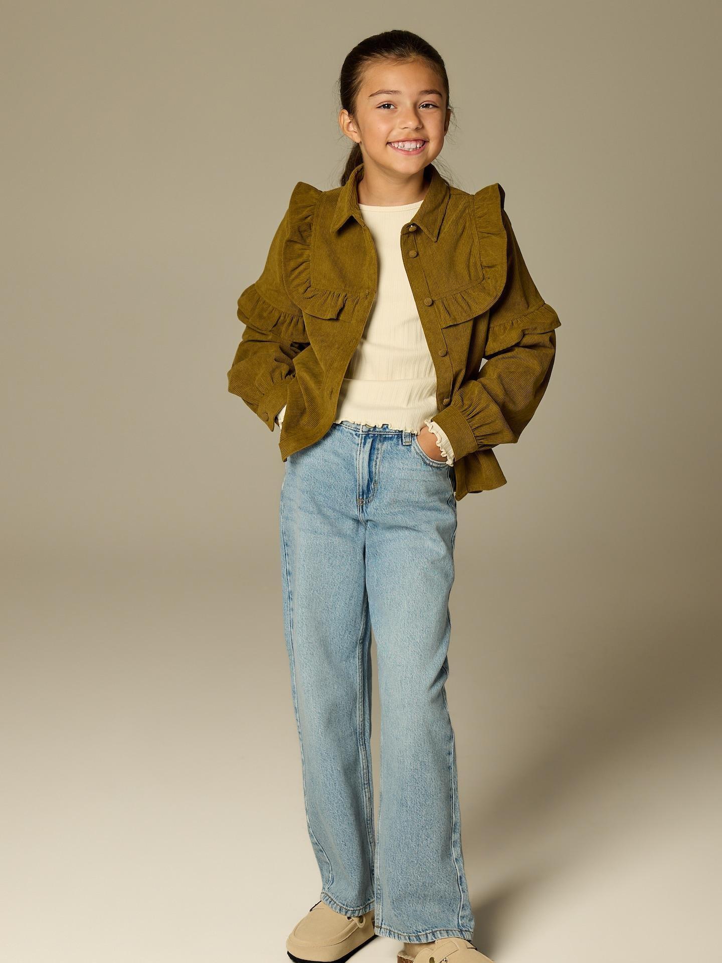 Green Corduroy Shirt, Khaki, large image number 3