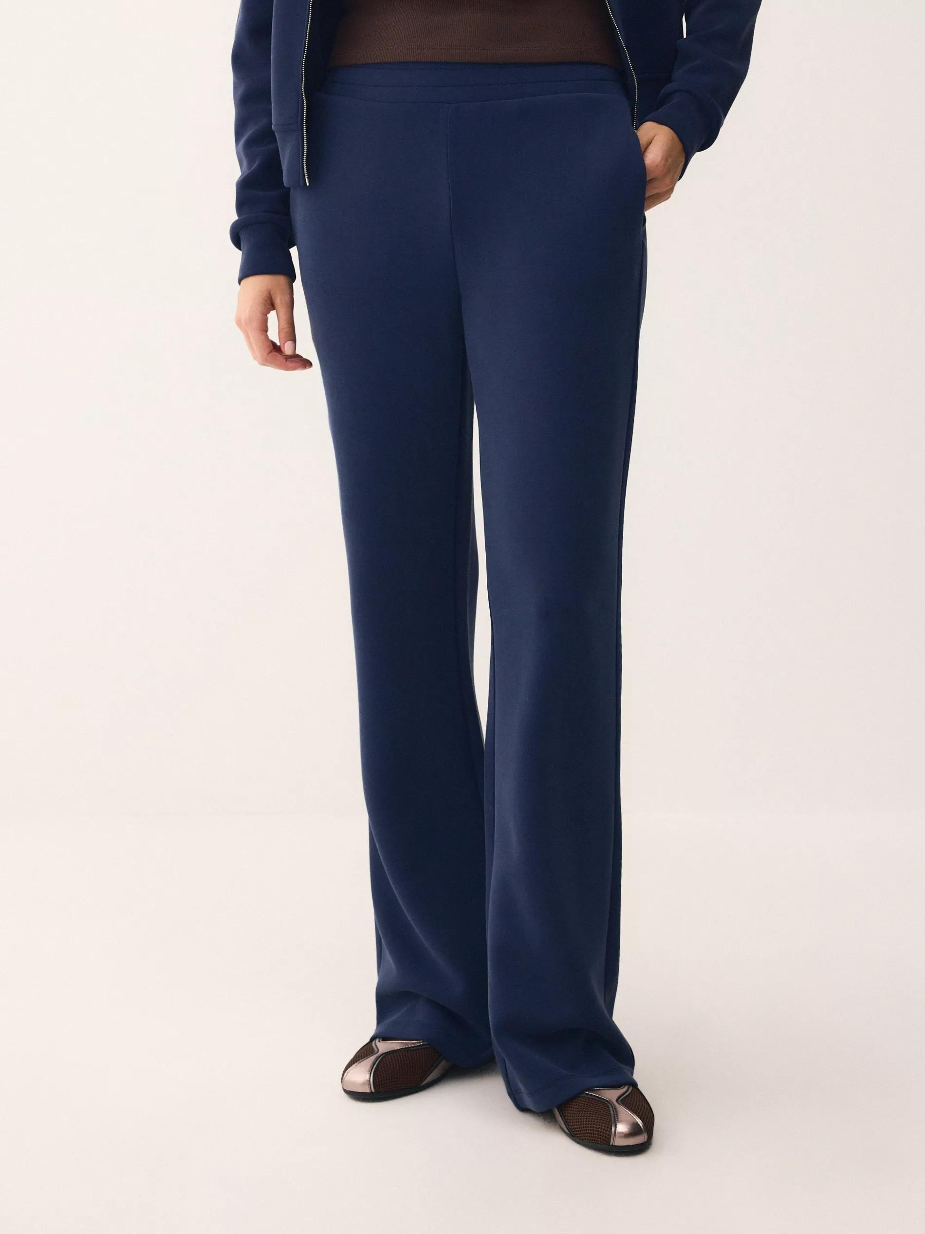 Navy Modal Rich Trousers, Navy, large image number 0