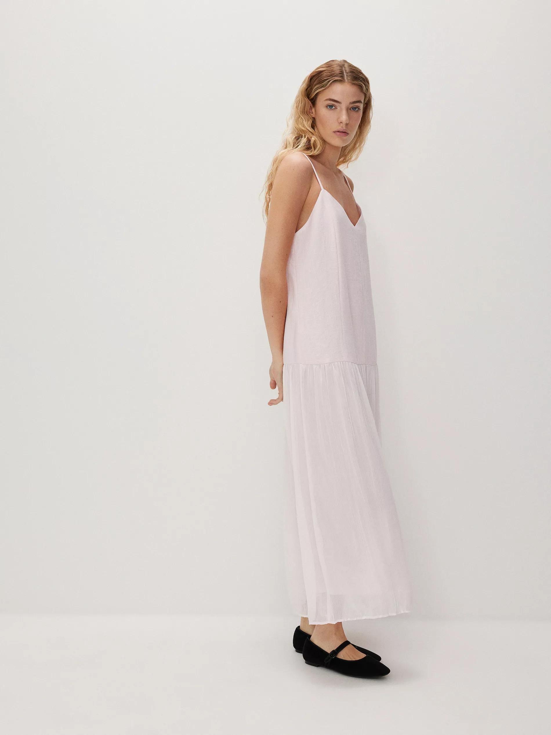 Pink Pleated Dress, , large image number 2