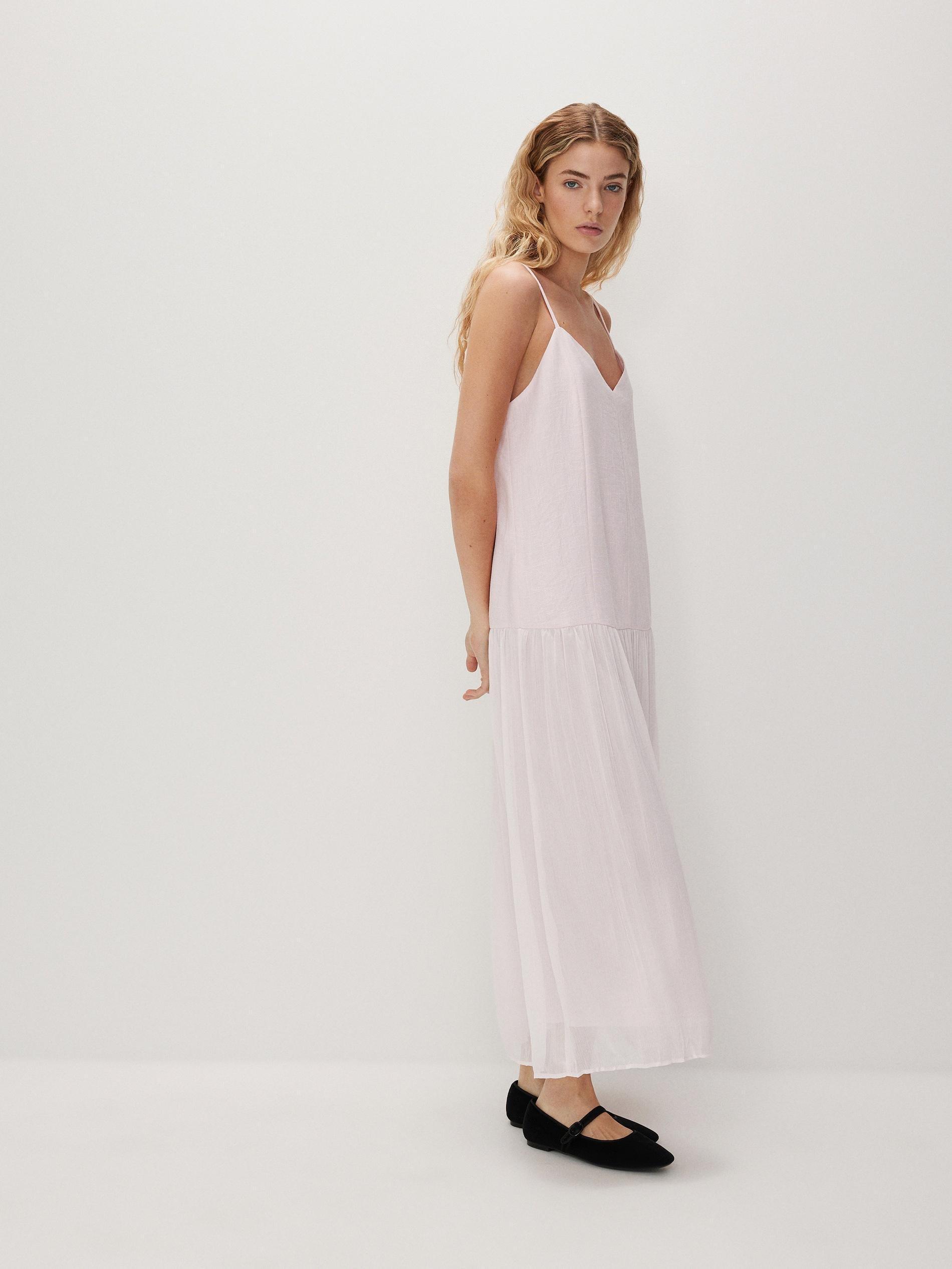 Pink Pleated Dress, , large image number 5