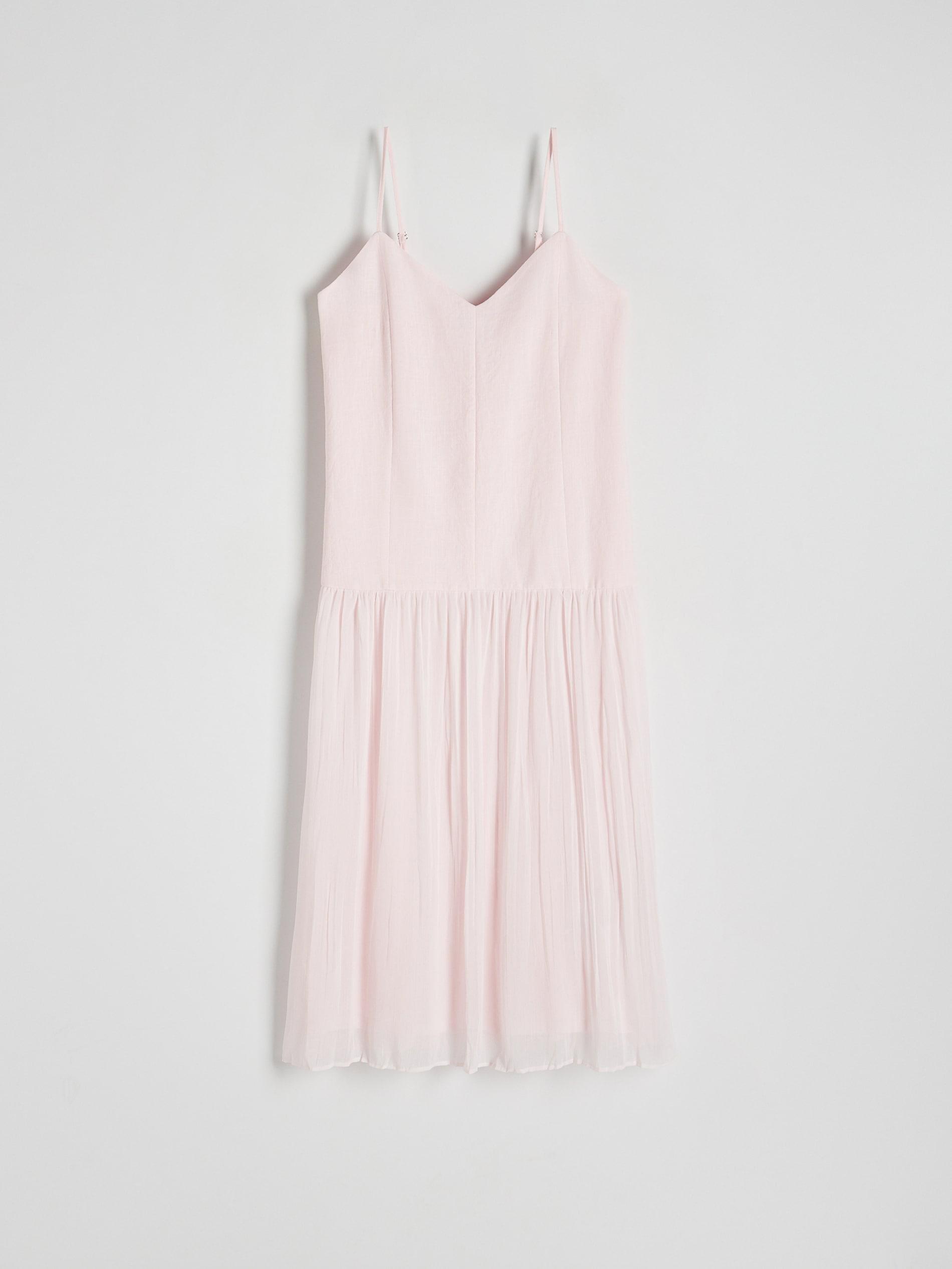 Pink Pleated Dress, , large image number 8