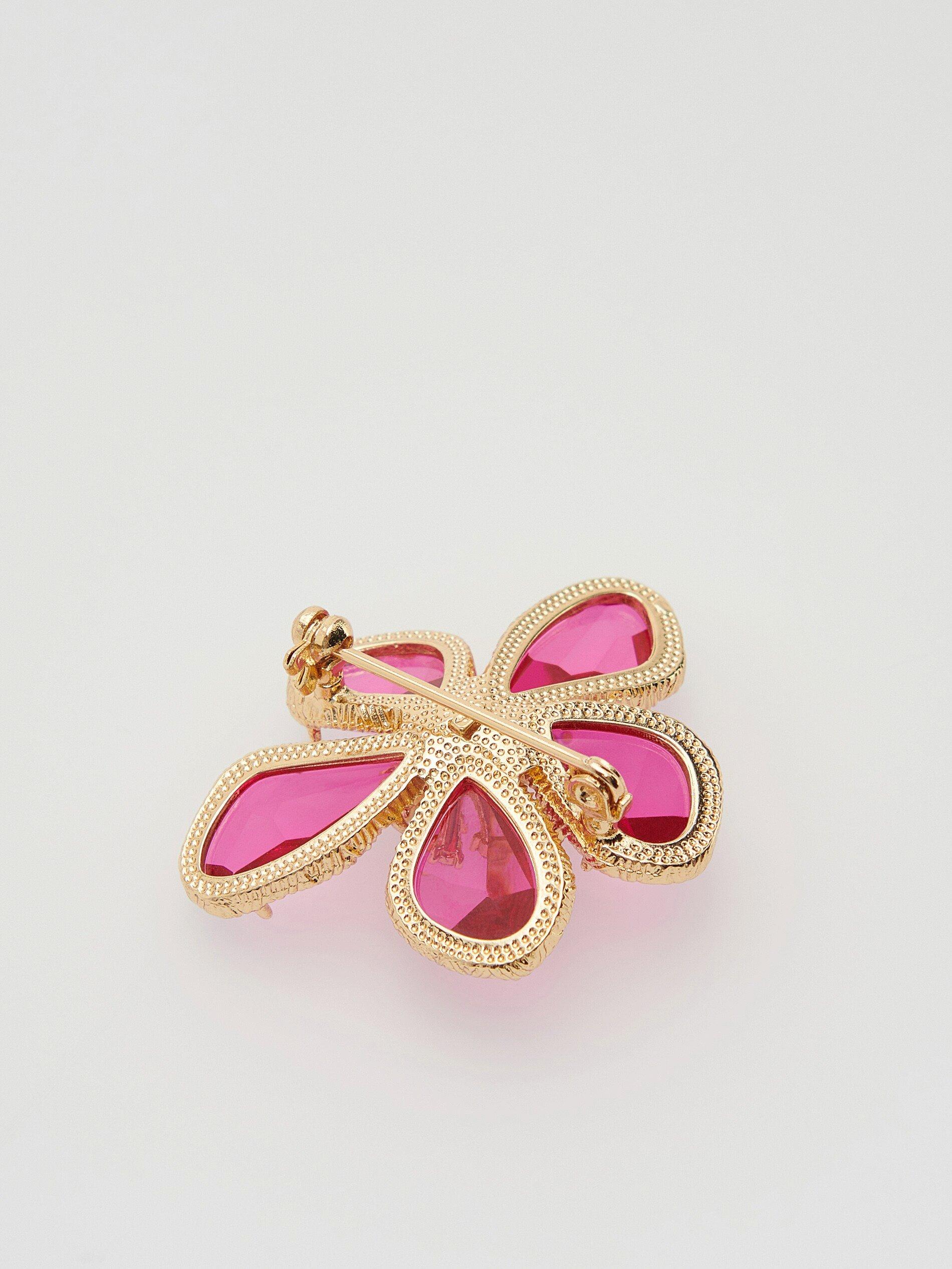 Multicolor Flower-Shaped Brooch, , large image number 1