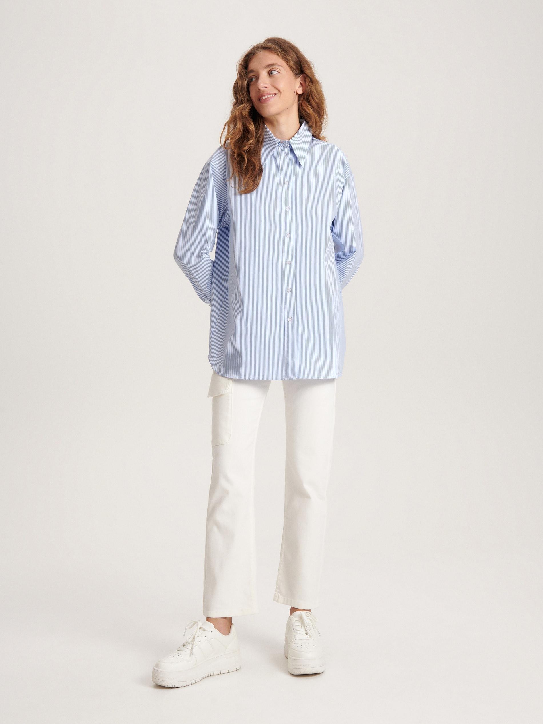 Blue Striped Shirt, , large image number 5