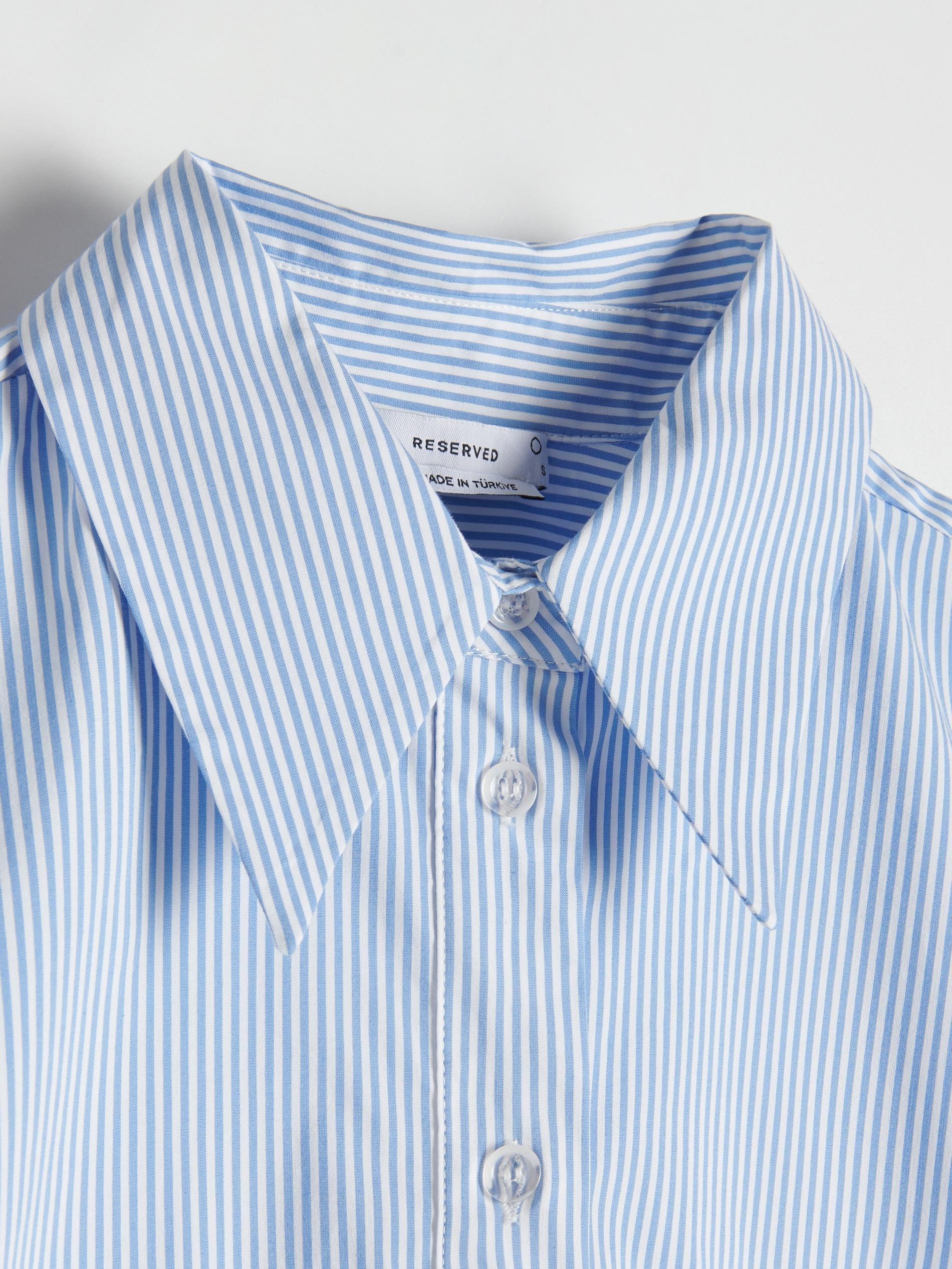 Blue Striped Shirt, , large image number 7
