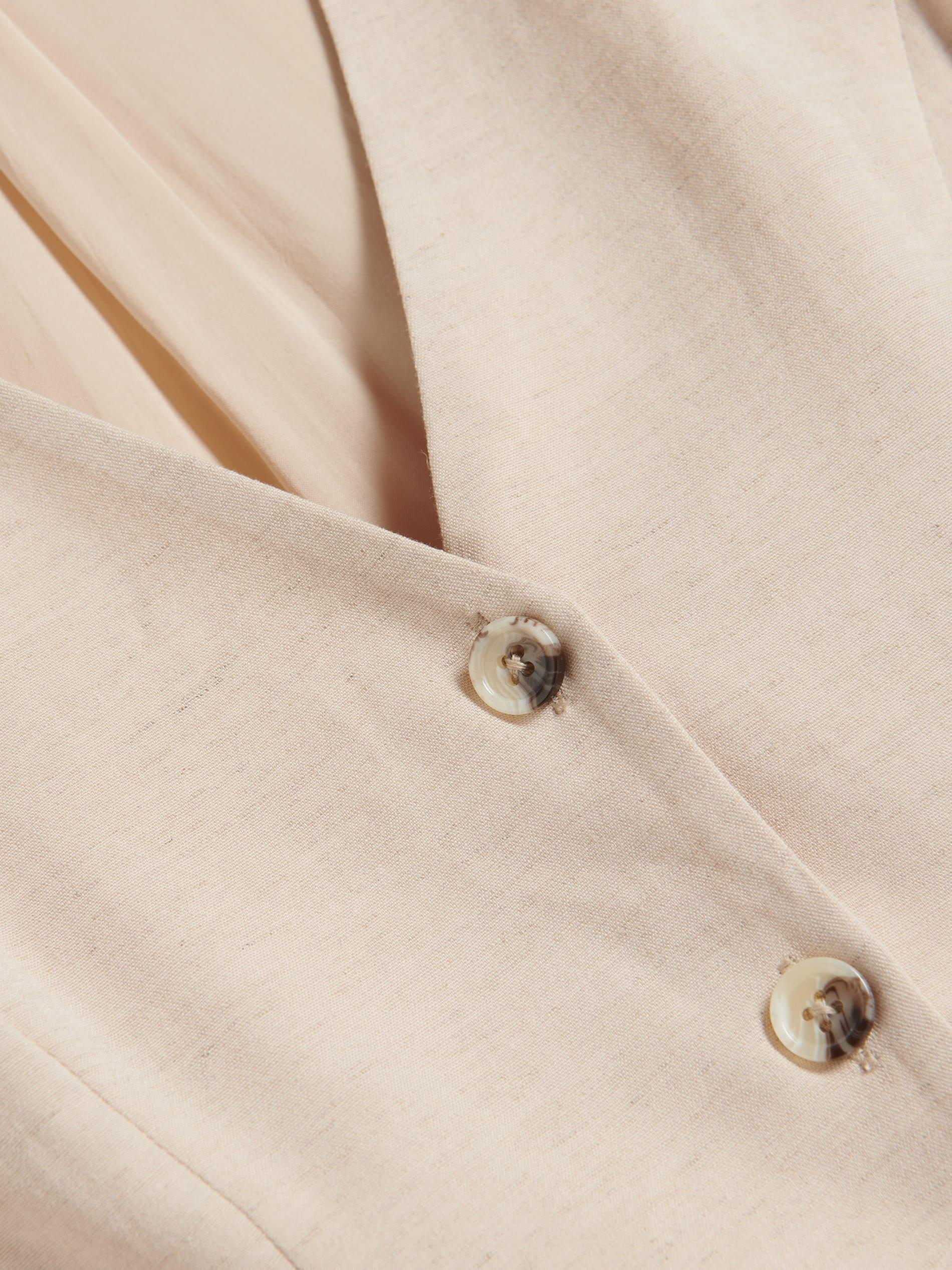 Beige Viscose Rich Vest, , large image number 3
