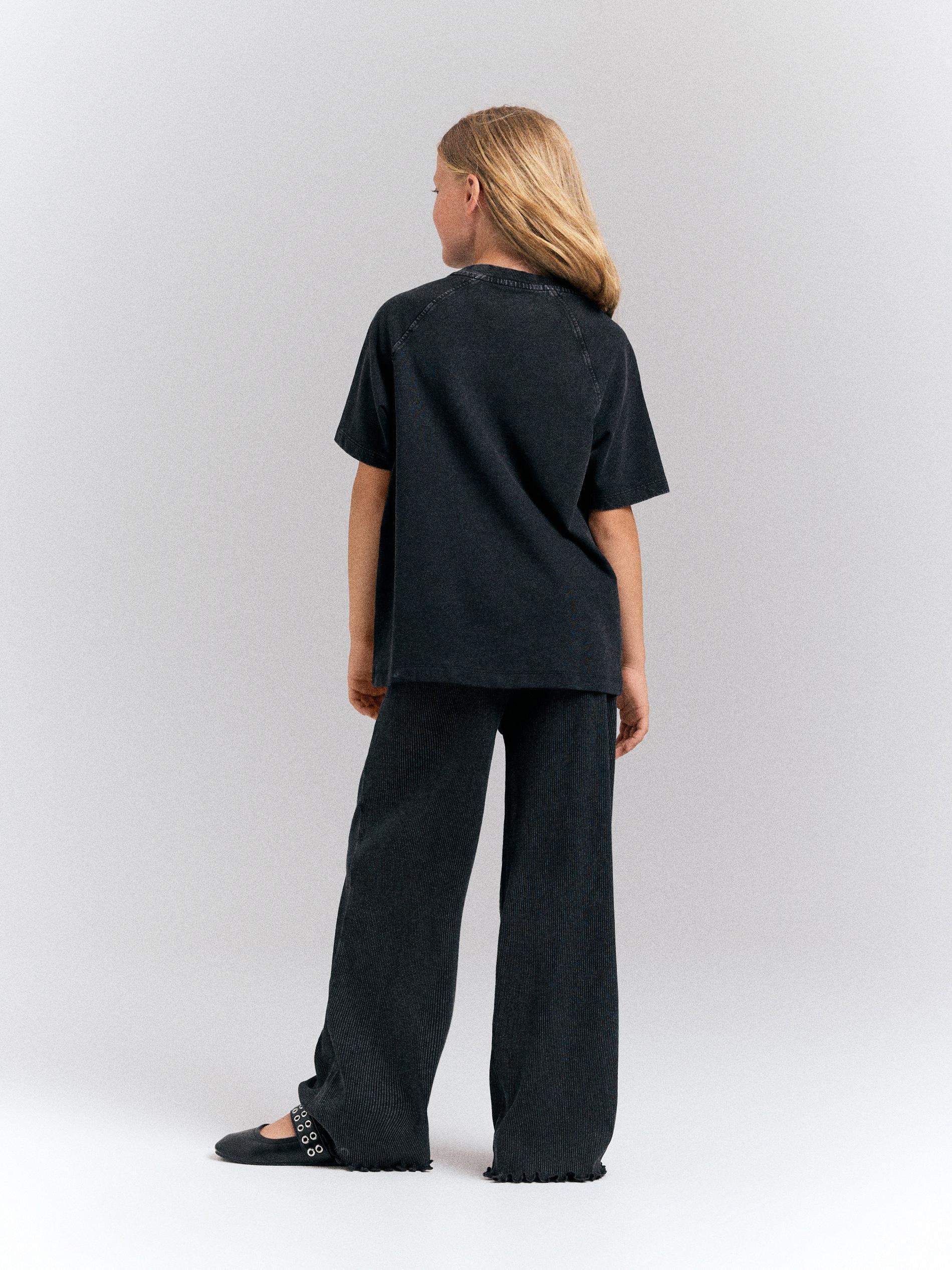 BLACK , Kids Girls, Black, large image number 4