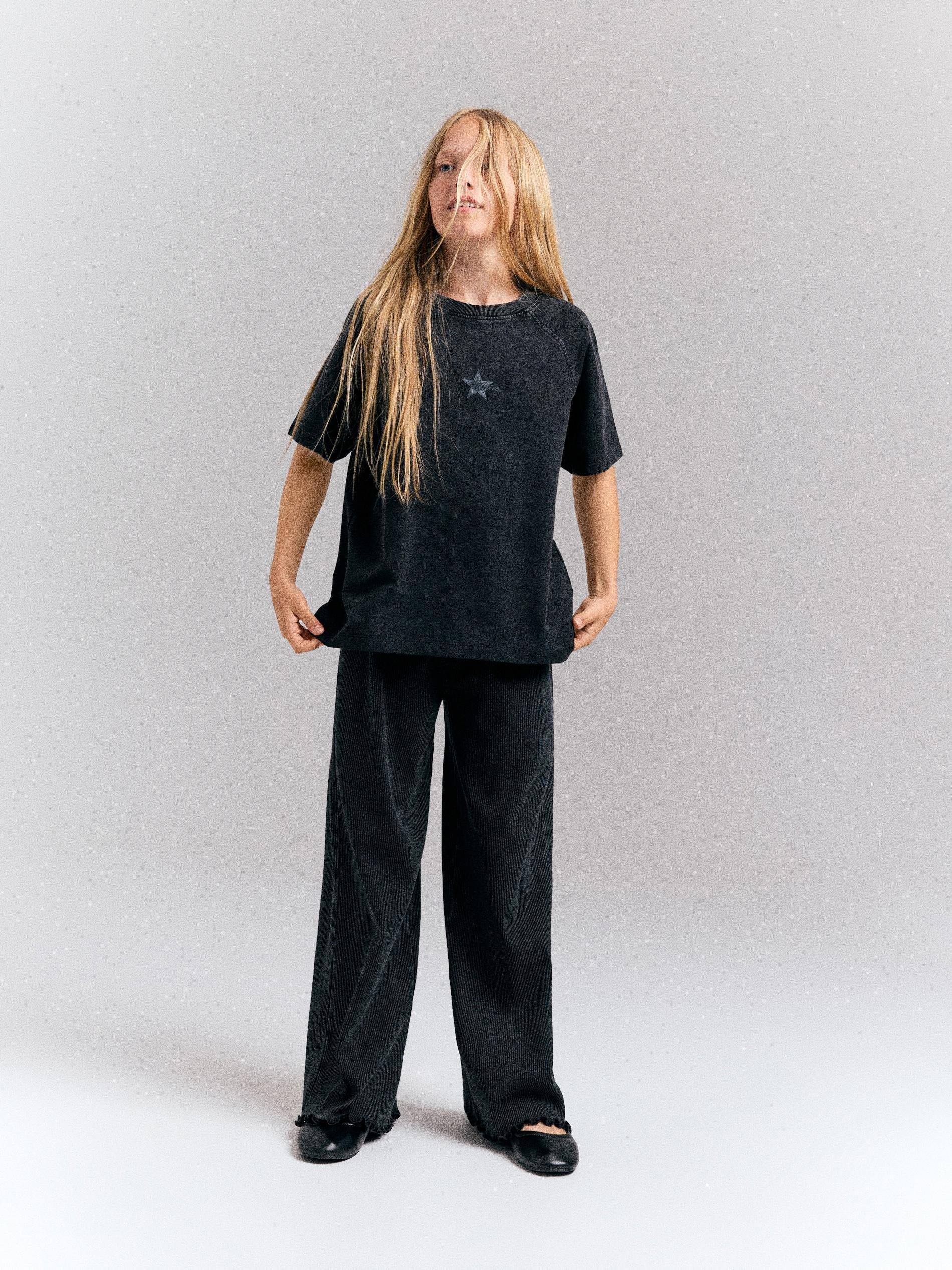 BLACK , Kids Girls, Black, large image number 5