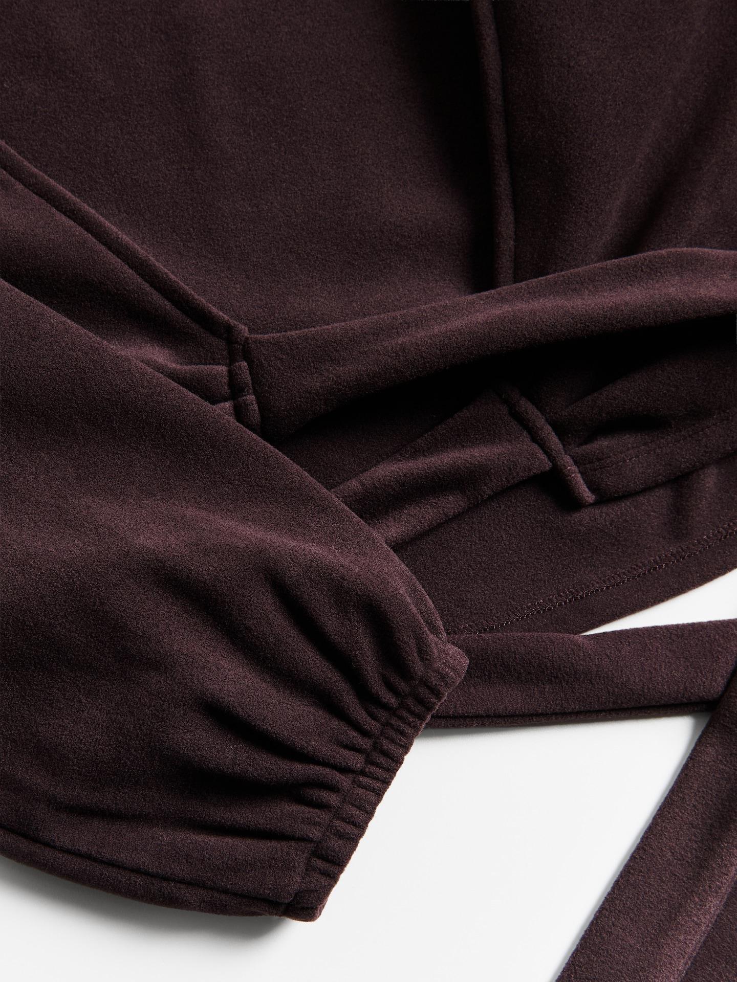 Purple Sweatshirt With Tie Detail, Purple, large image number 5