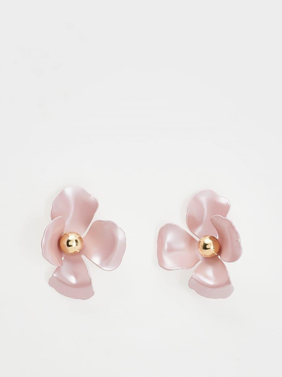 Multicolour Flower-Shaped Earrings, Multicolor, large image number 1