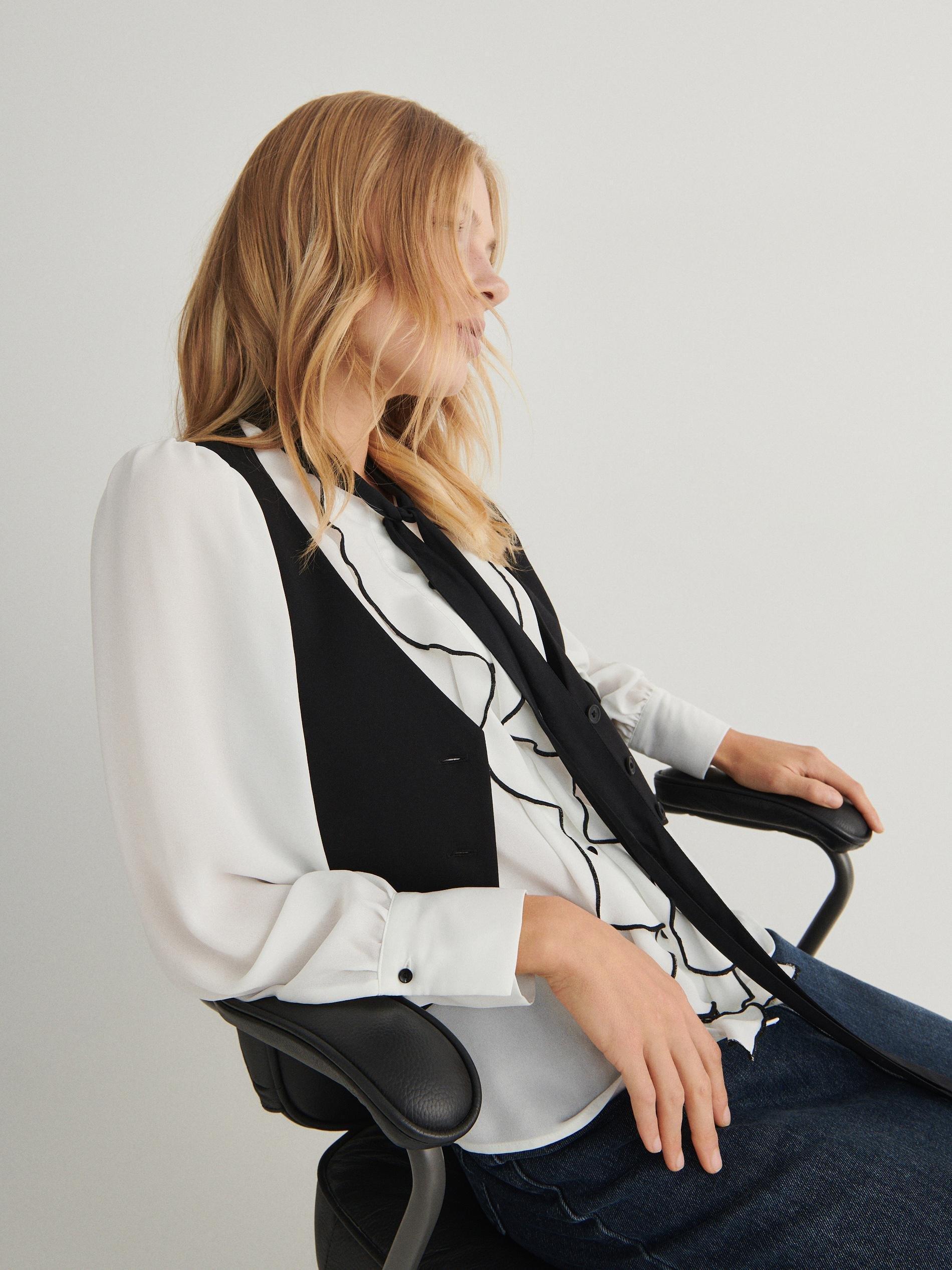 Black Suit Vest, , large image number 2