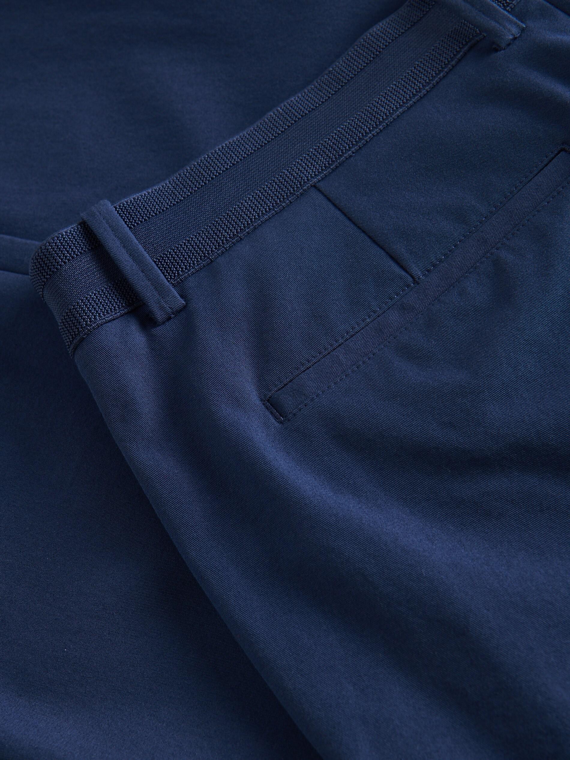 Blue Slim Fit Chino Pants, Blue, large image number 1