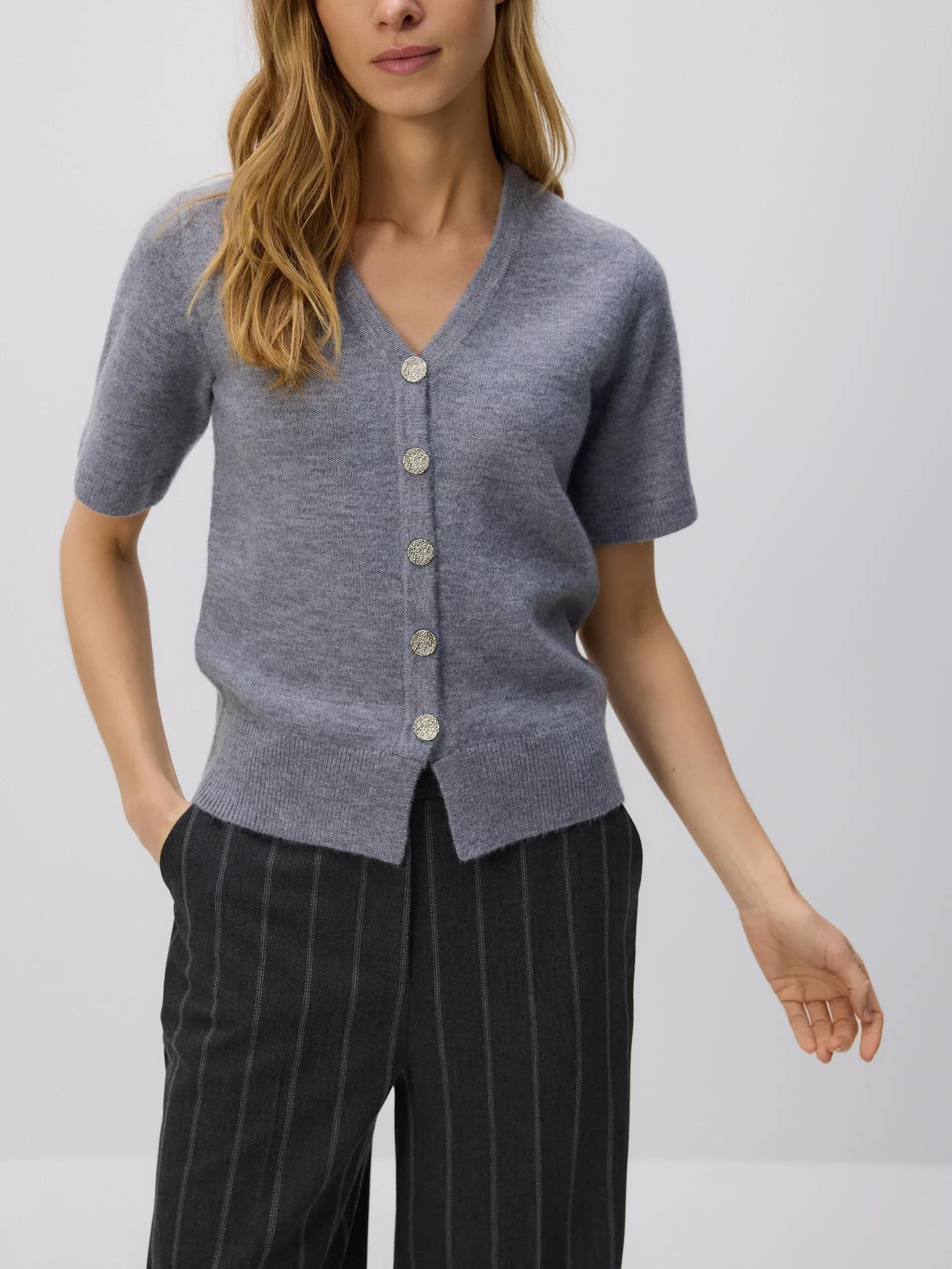 بلوفر رمادي, Grey, medium