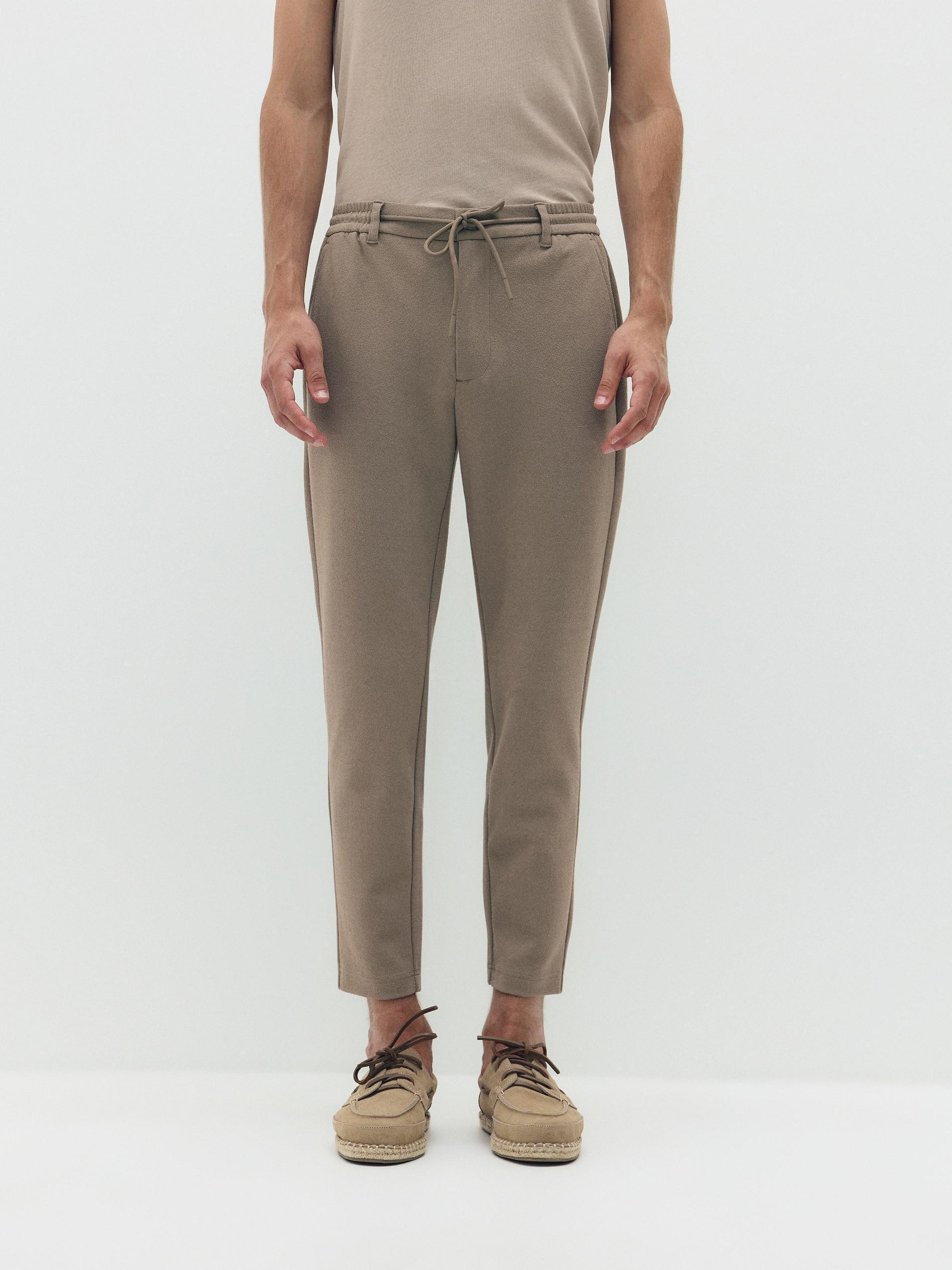 Green Chino Slim Fit Trousers, , large image number 2