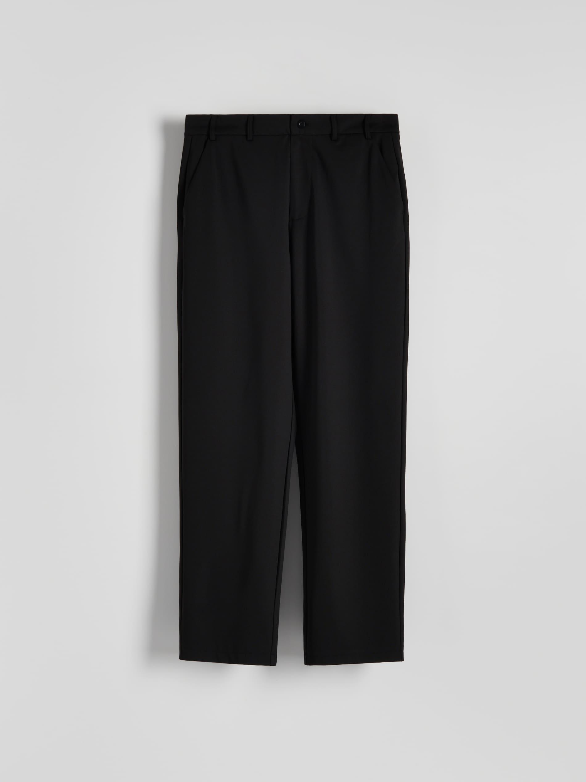 Black Relaxed Trousers, , large image number 2