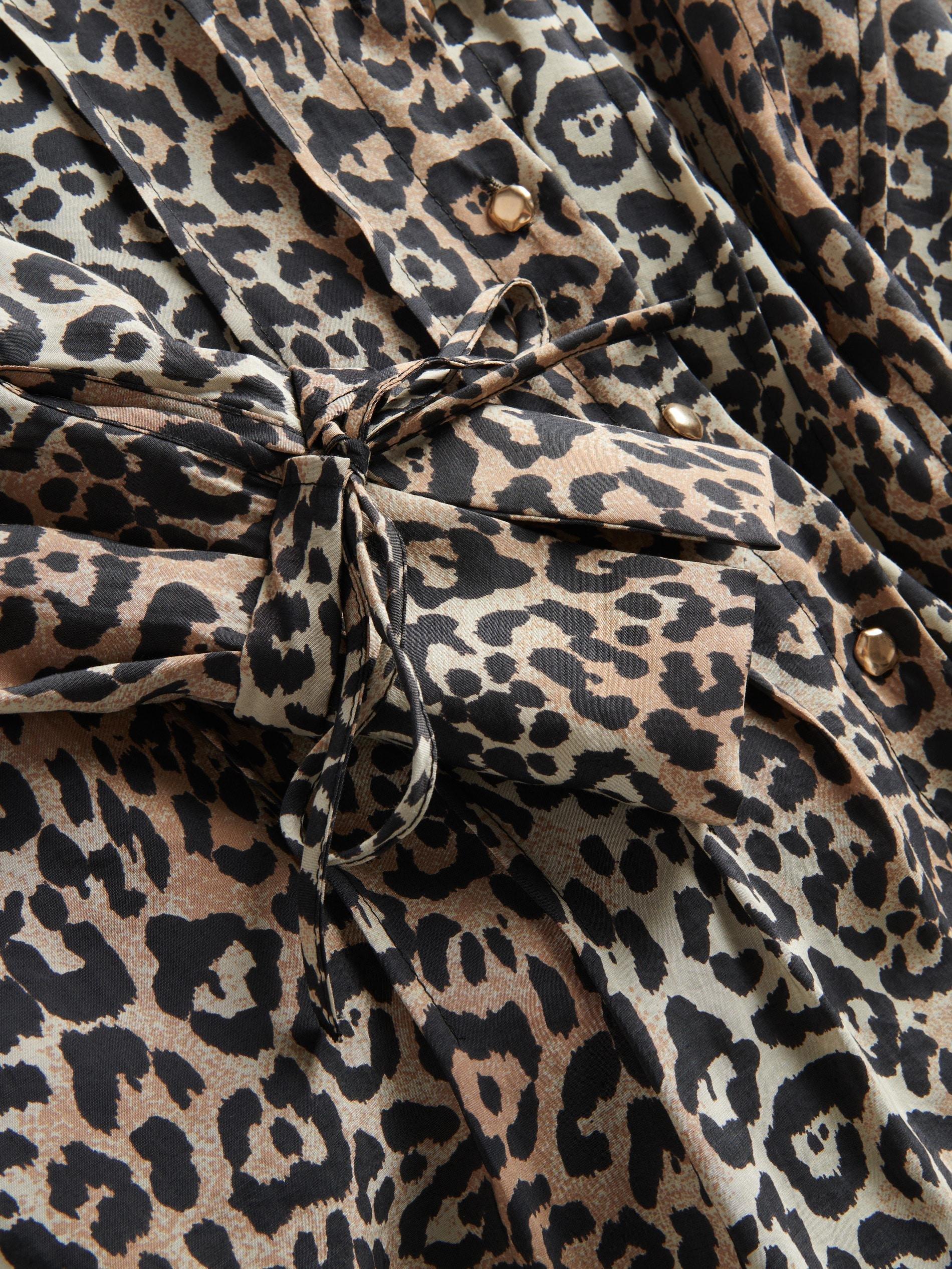 Beige Animal Pattern Shirt, , large image number 3